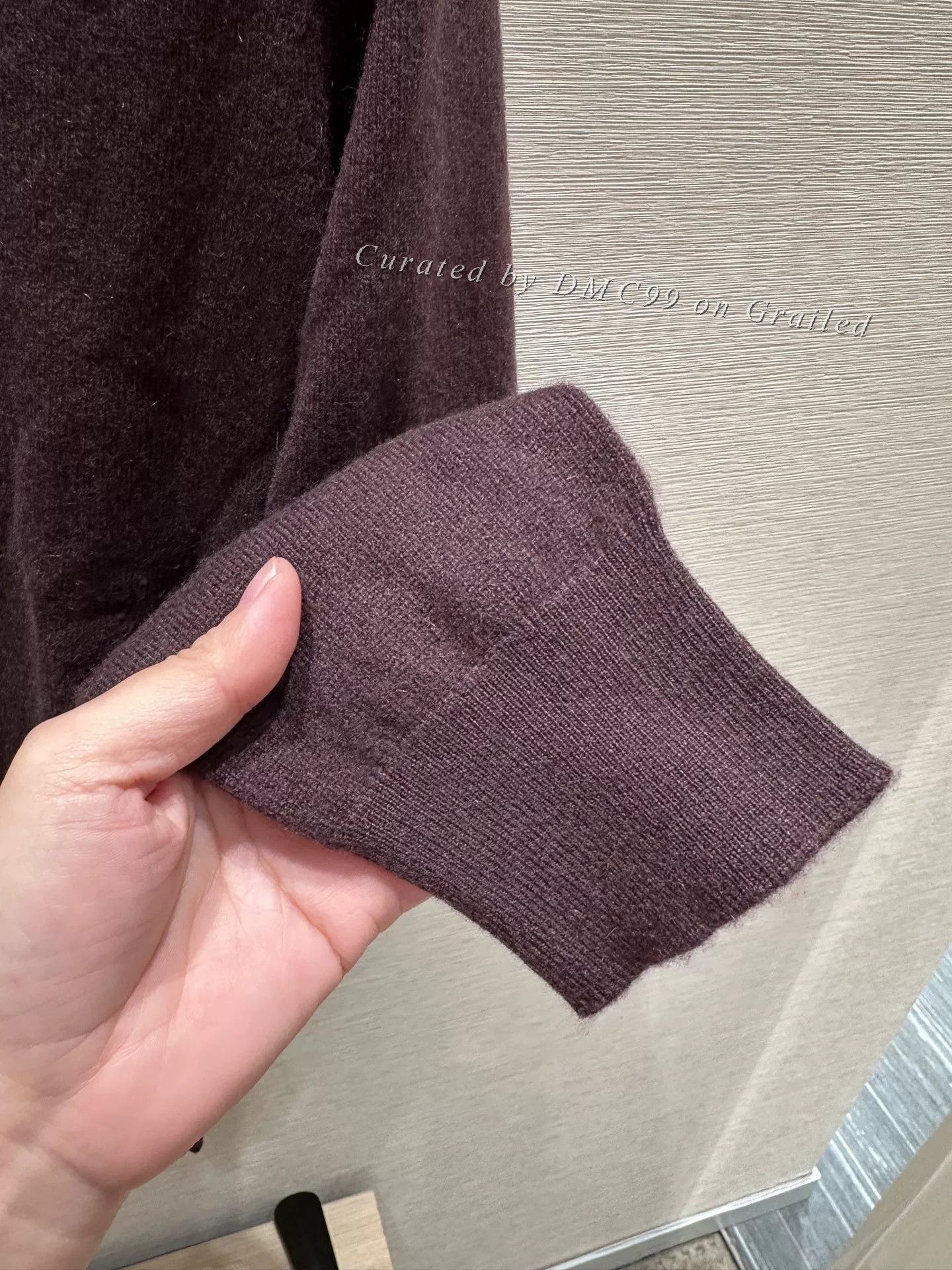 Ermenegildo Zegna Zegna Purple Cashmere Crewneck Sweater Size US M / EU 48-50 / 2 - 4 Thumbnail
