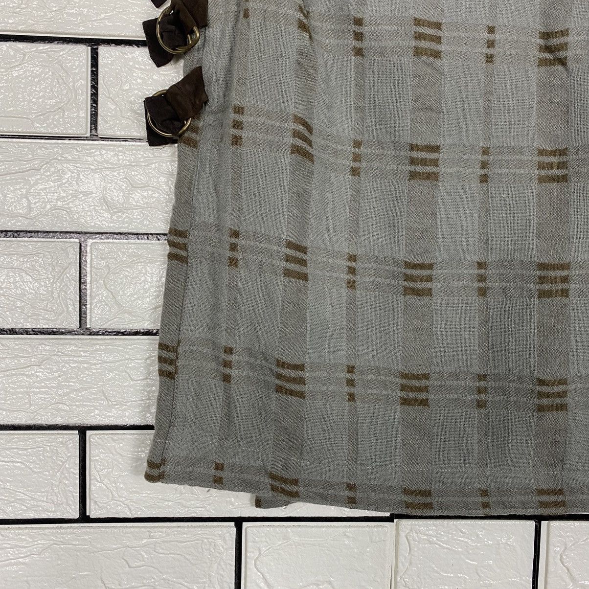 Japanese Brand 📌Vintage Skirt Bondage Style Tartan Martina Dietrich Size 28" / US 6 / IT 42 - 5 Thumbnail