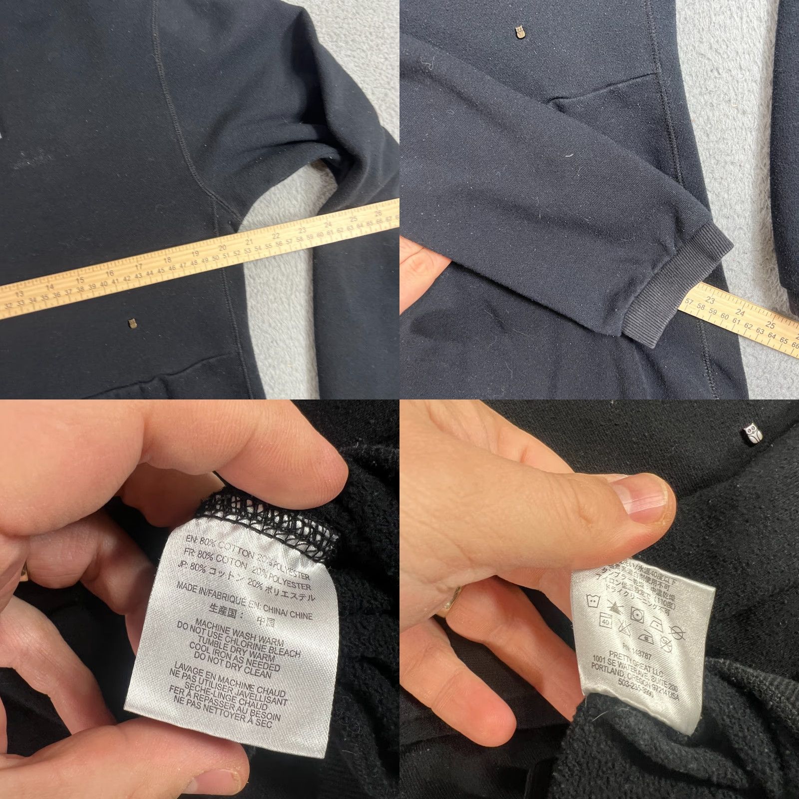 Vintage SLVDR Hoodie Women's Large Black 1/4 Zip Up Sweatshirt Shirt Hooded Pockets Zip All Seasons Regular Fit Casual Streetwear 1/4 Zip Size L / US 10 / IT 46 - 8 Thumbnail