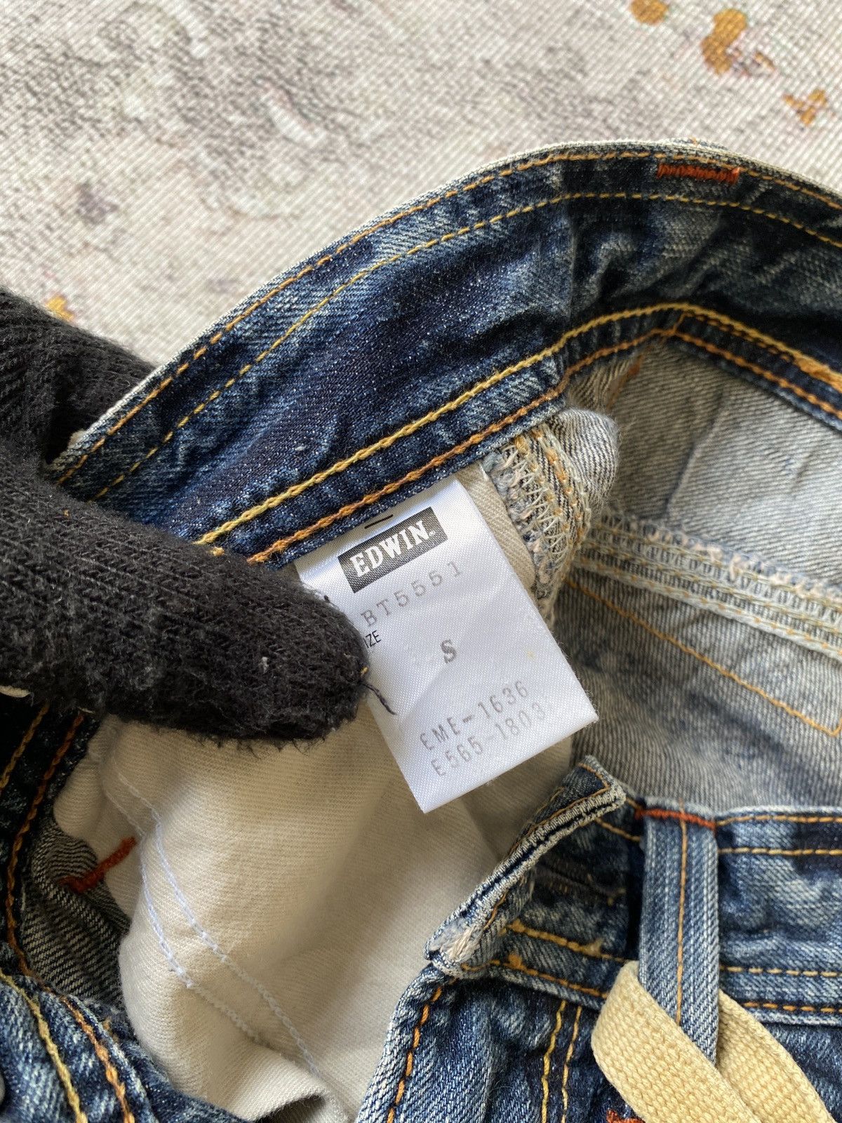 Japanese Brand Edwin 503 Japan Distressed Flare Denim Size US 30 / EU 46 - 17 Thumbnail