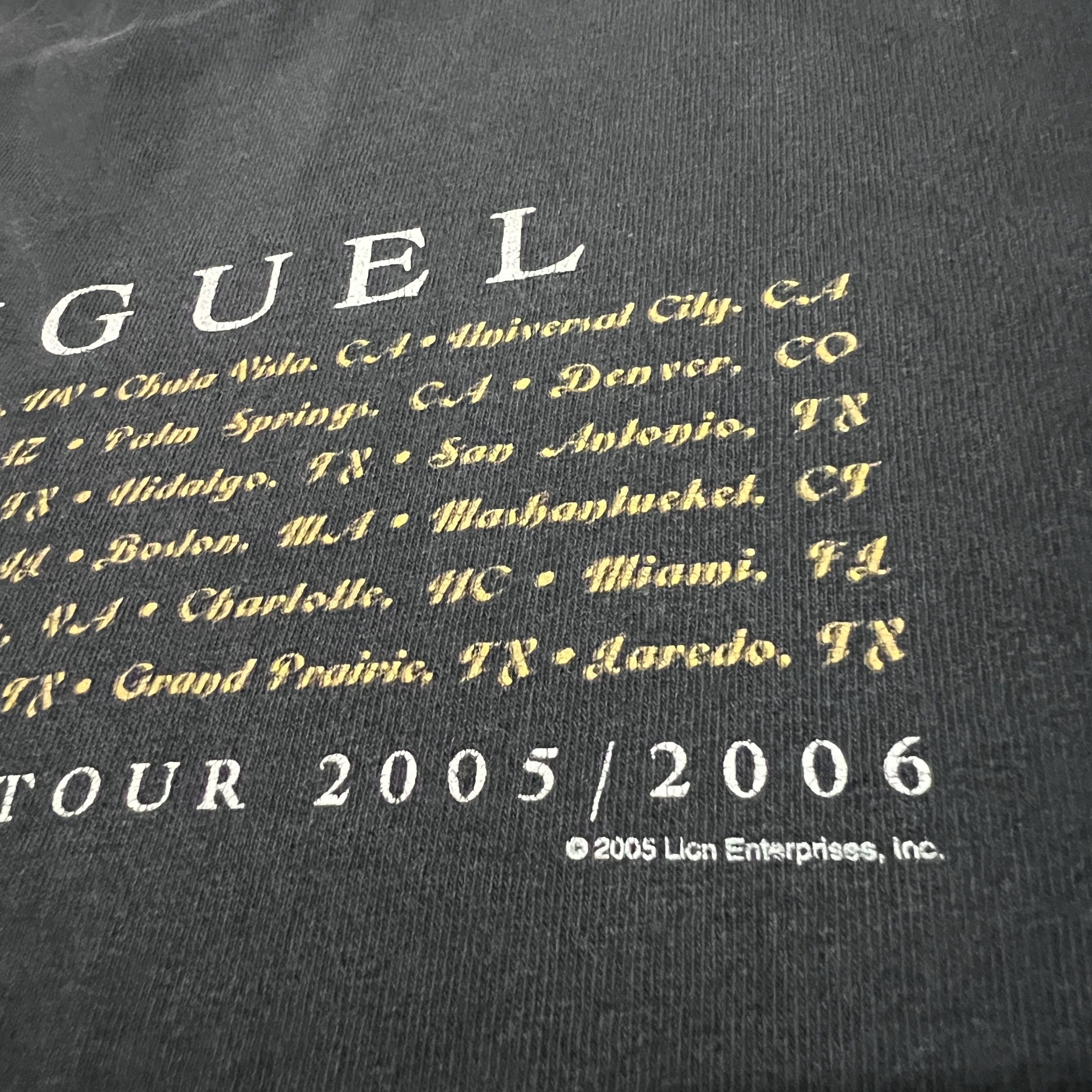 Band Tees Vintage Y2K Luis Miguel Promo Tour Tee 2XL Faded Latin pop Size US XXL / EU 58 / 5 - 12 Thumbnail