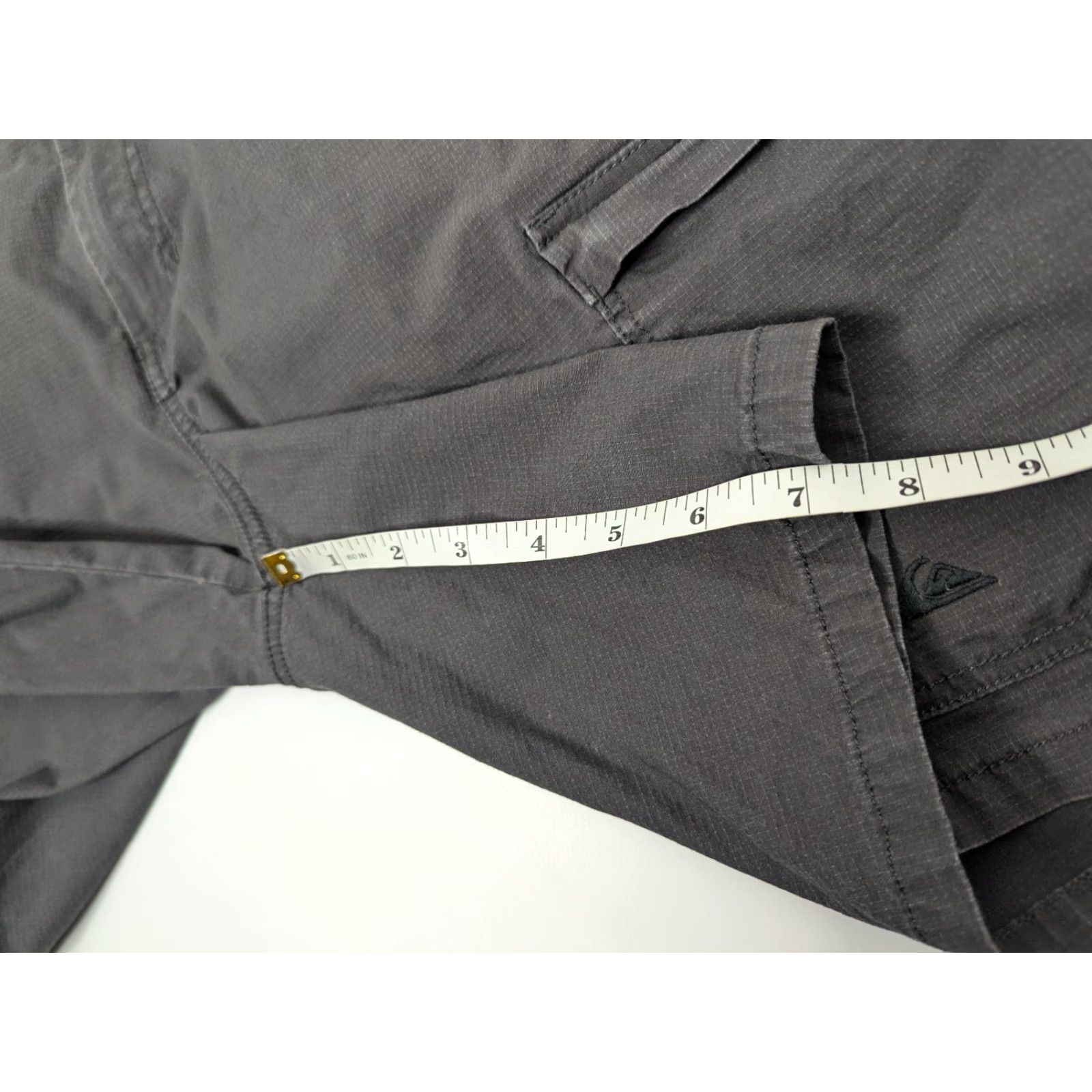 Quiksilver Quiksilver Shorts Mens Size Large Gray Drawstring Cargo Skater Outdoors Ripstop Size US 33 - 5 Thumbnail