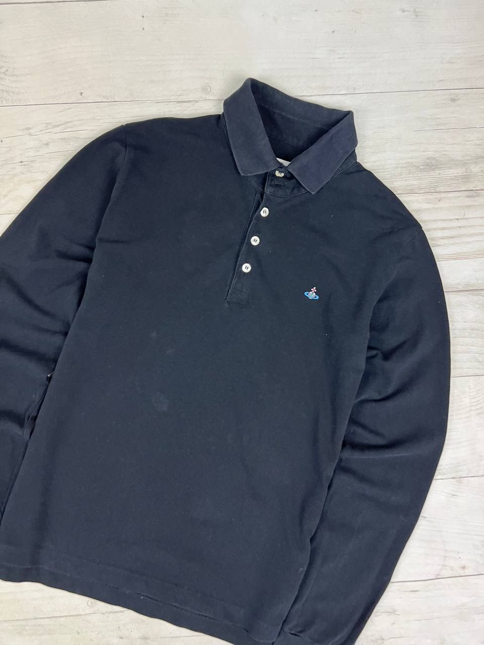 Vivienne Westwood Vivienne Westwood Polo Long Sleeve Orb Logo Basic Size US L / EU 52-54 / 3 - 2 Thumbnail