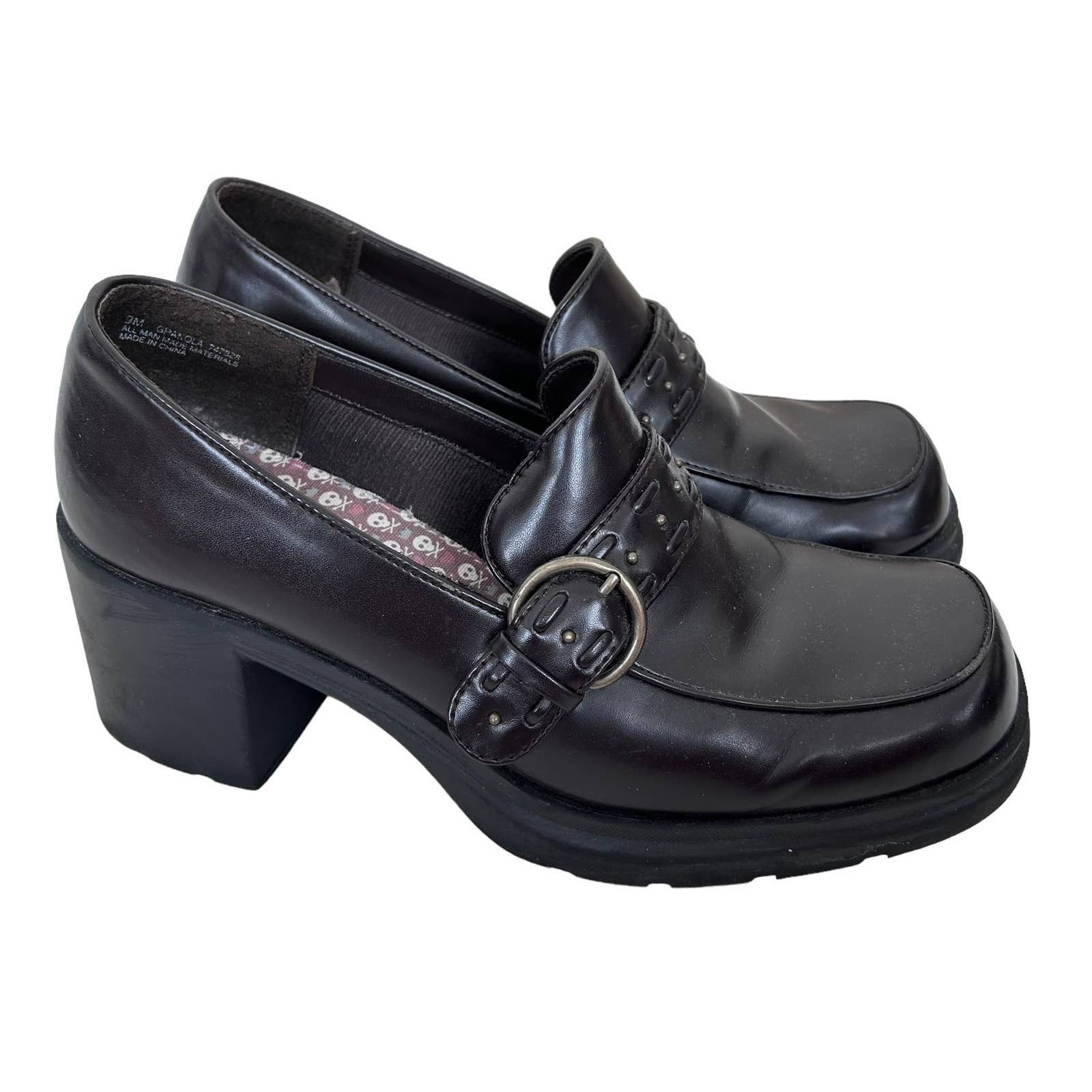 Vintage Vintage 90s Y2K Jazberry Chunky Platform Bratz Loafers Sz 9 Size US 9 / IT 39 - 1 Thumbnail