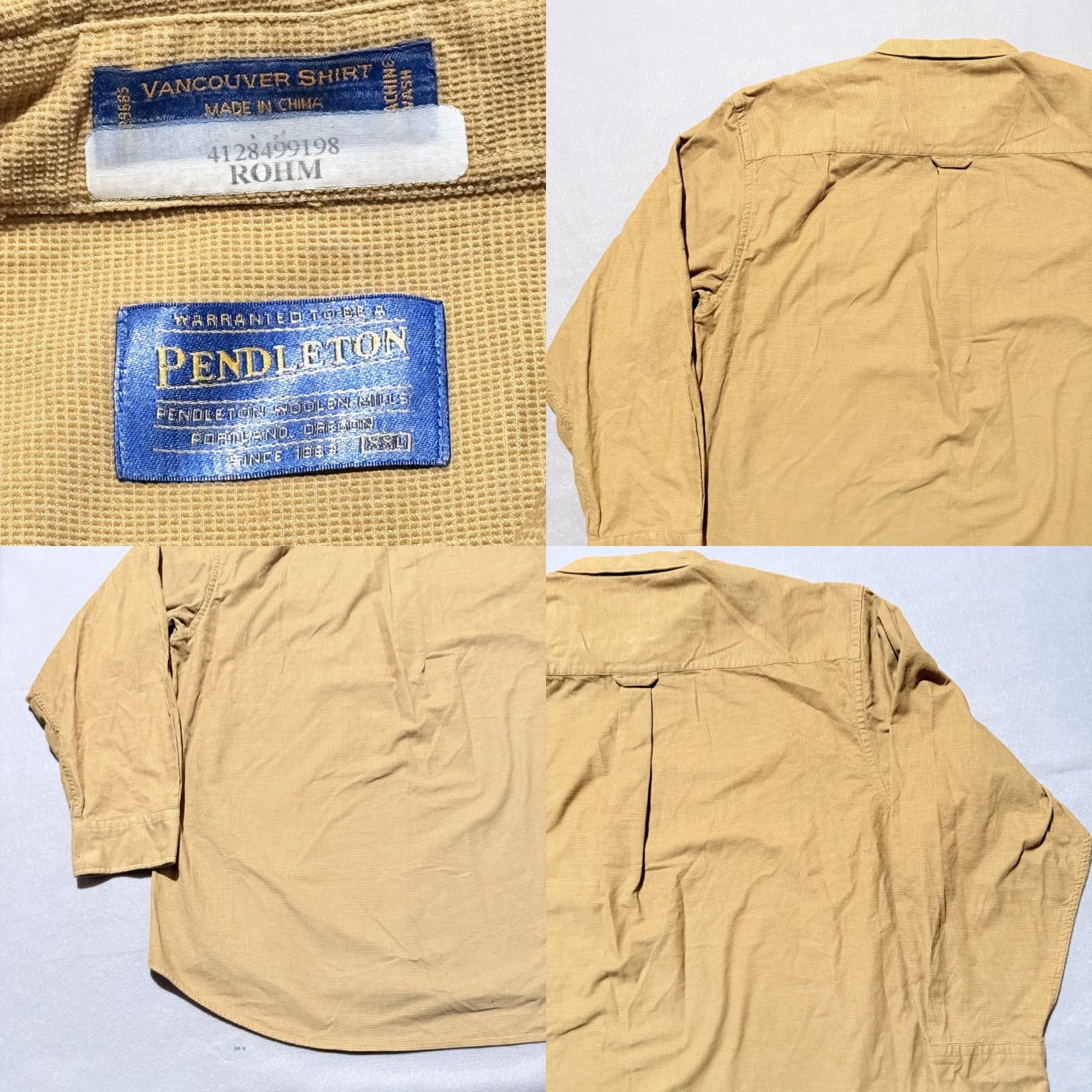 Pendleton VINTAGE Pendleton Vancouver Shirt Men Tan Beige Long Sleeve Button-Down 2XL Size US XXL / EU 58 / 5 - 8 Thumbnail