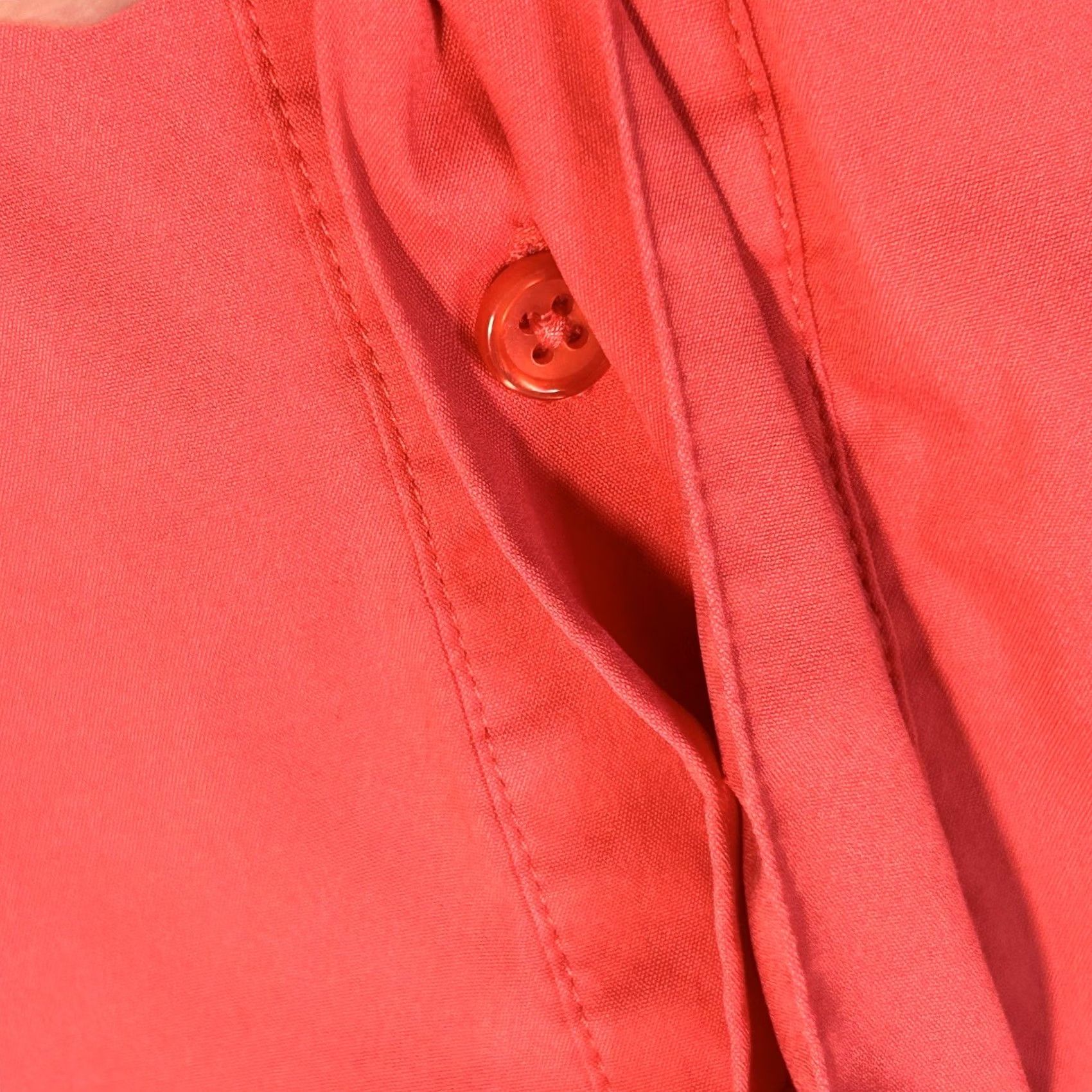 Vintage Chicos Blouse Shirt Women's 3 XL Pink V-Neck Short Sleeve Pullover Button Tunic Casual All Seasons Size XL / US 12-14 / IT 48-50 - 6 Thumbnail
