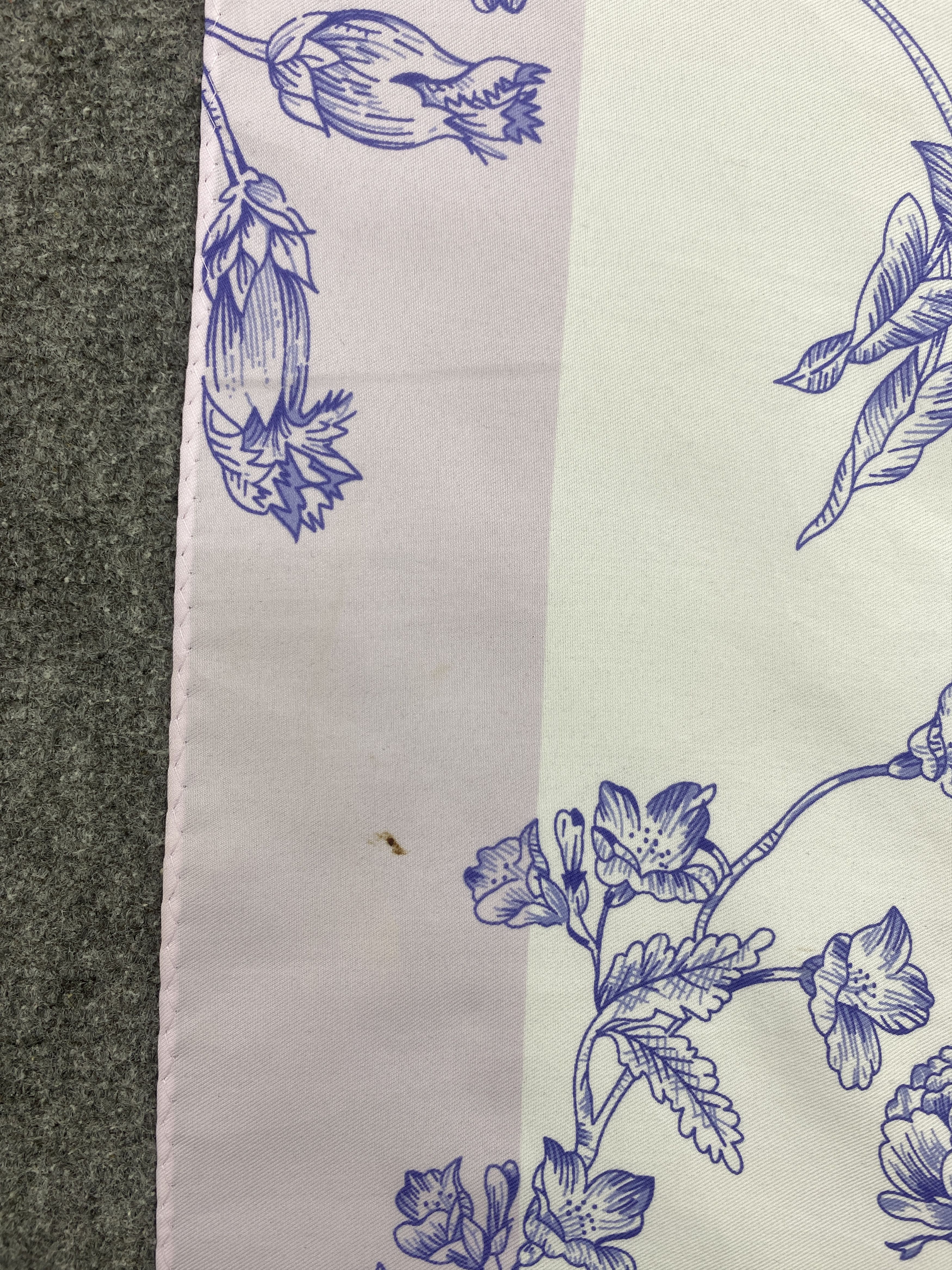 Japanese Brand Flower Design Silk Scarf / Muffler / Silk Shawl SN0061 Size ONE SIZE - 5 Thumbnail