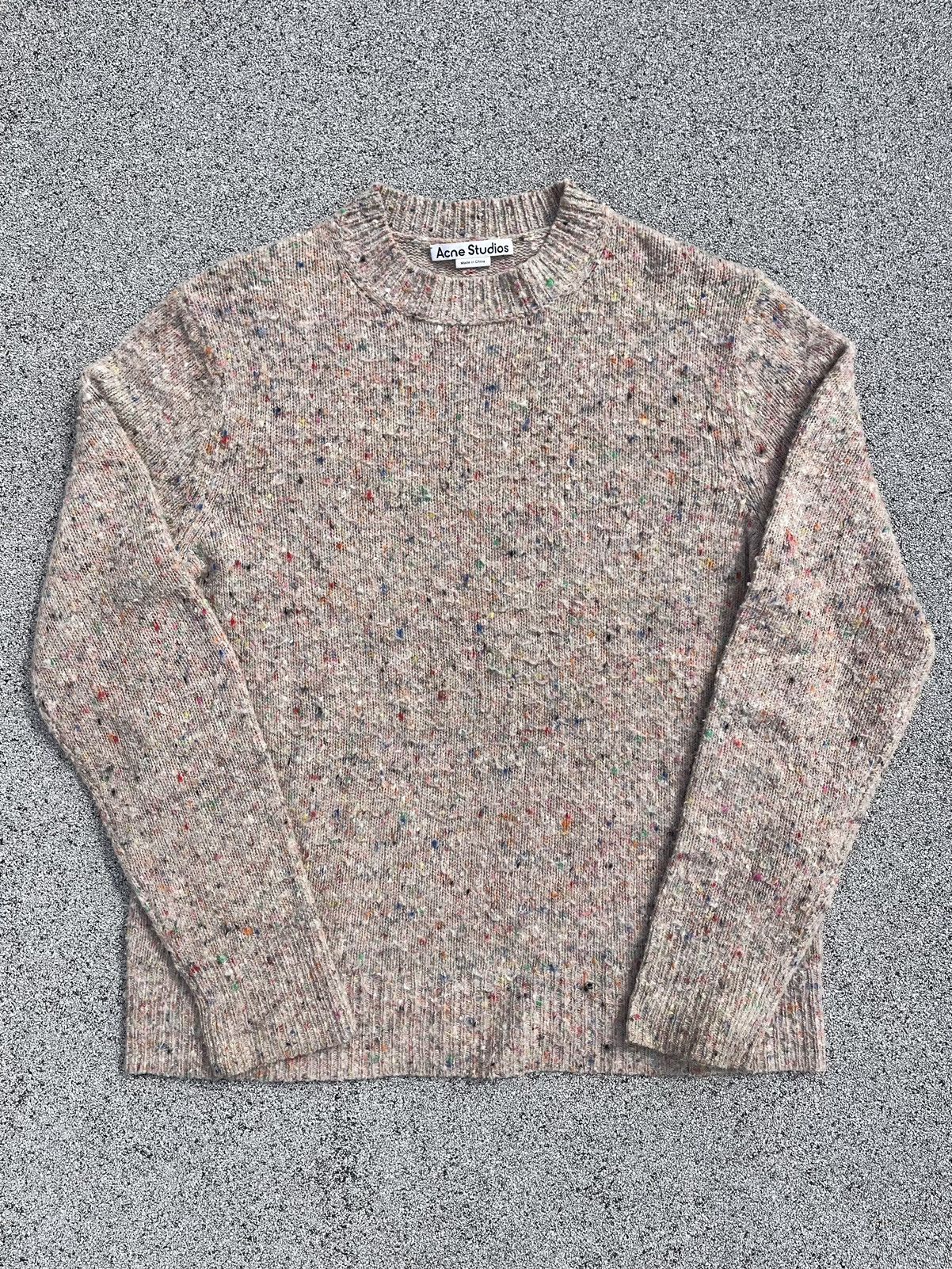 Acne Studios Acne Studios Specked Wool Knit Sweater Size US M / EU 48-50 / 2 - 1 Thumbnail