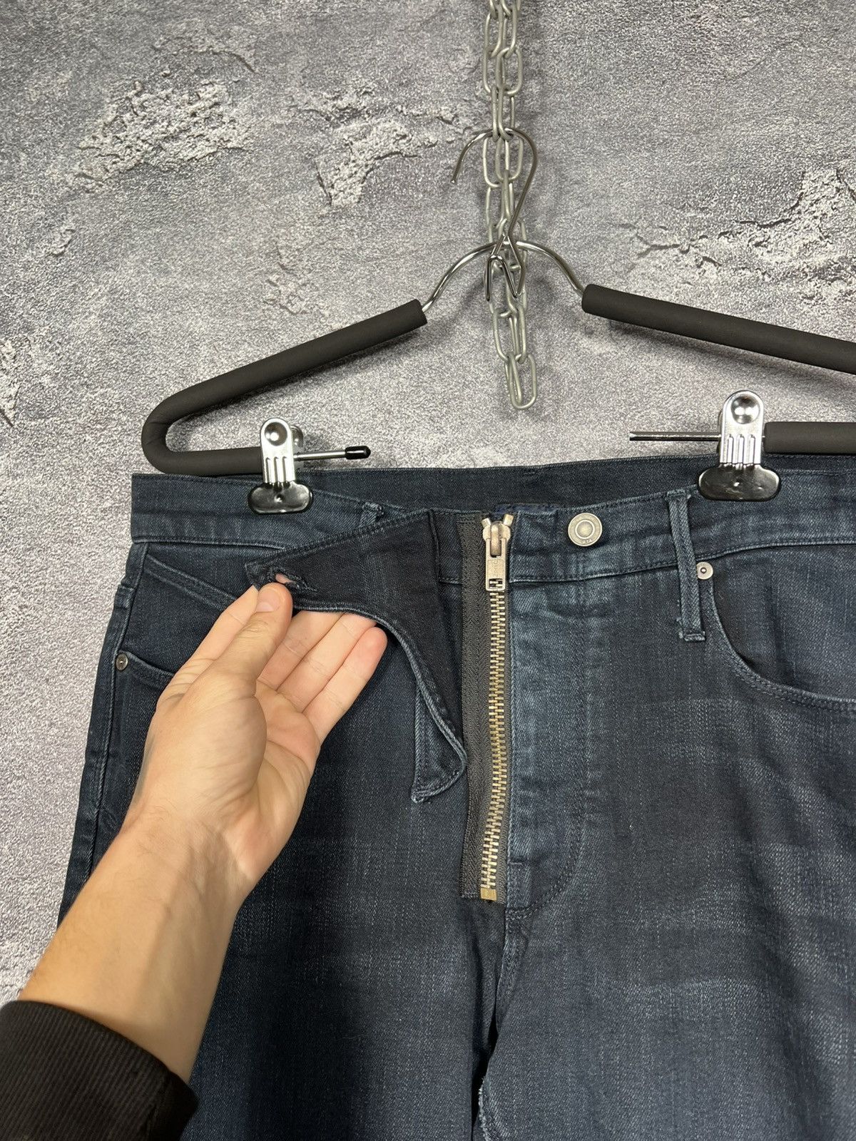 Rta RTA Road to Awe Navy Denim Skinny Jeans Pants Size US 30 / EU 46 - 4 Thumbnail