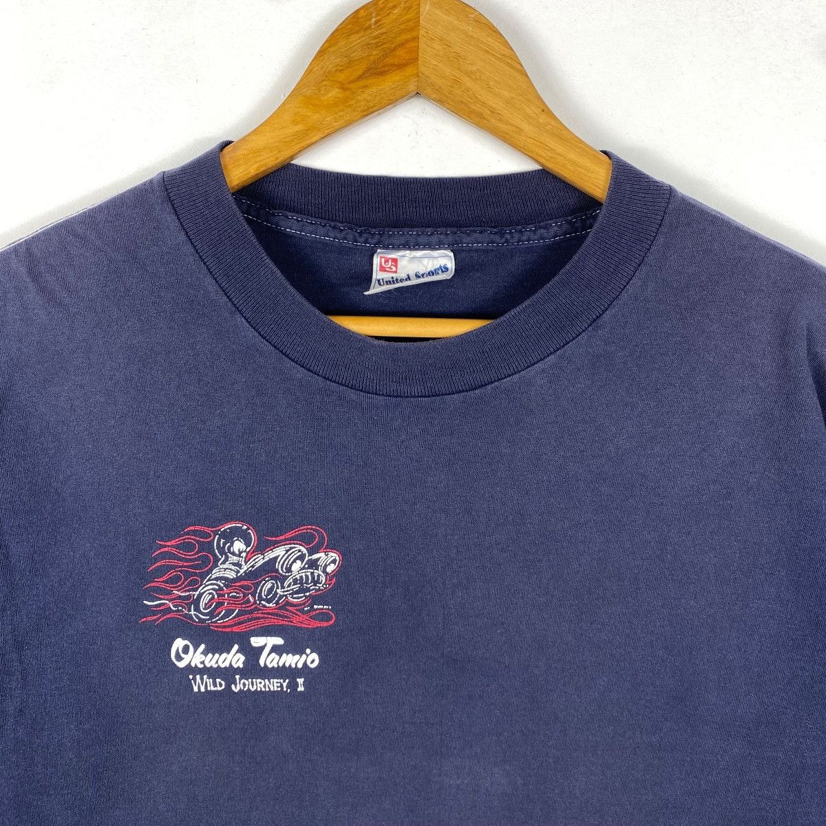 Band Tees × Vintage Vintage 90's OKUDA TAMIO Wild Journey 2 Mooneyes Tribal Size US L / EU 52-54 / 3 - 6 Thumbnail