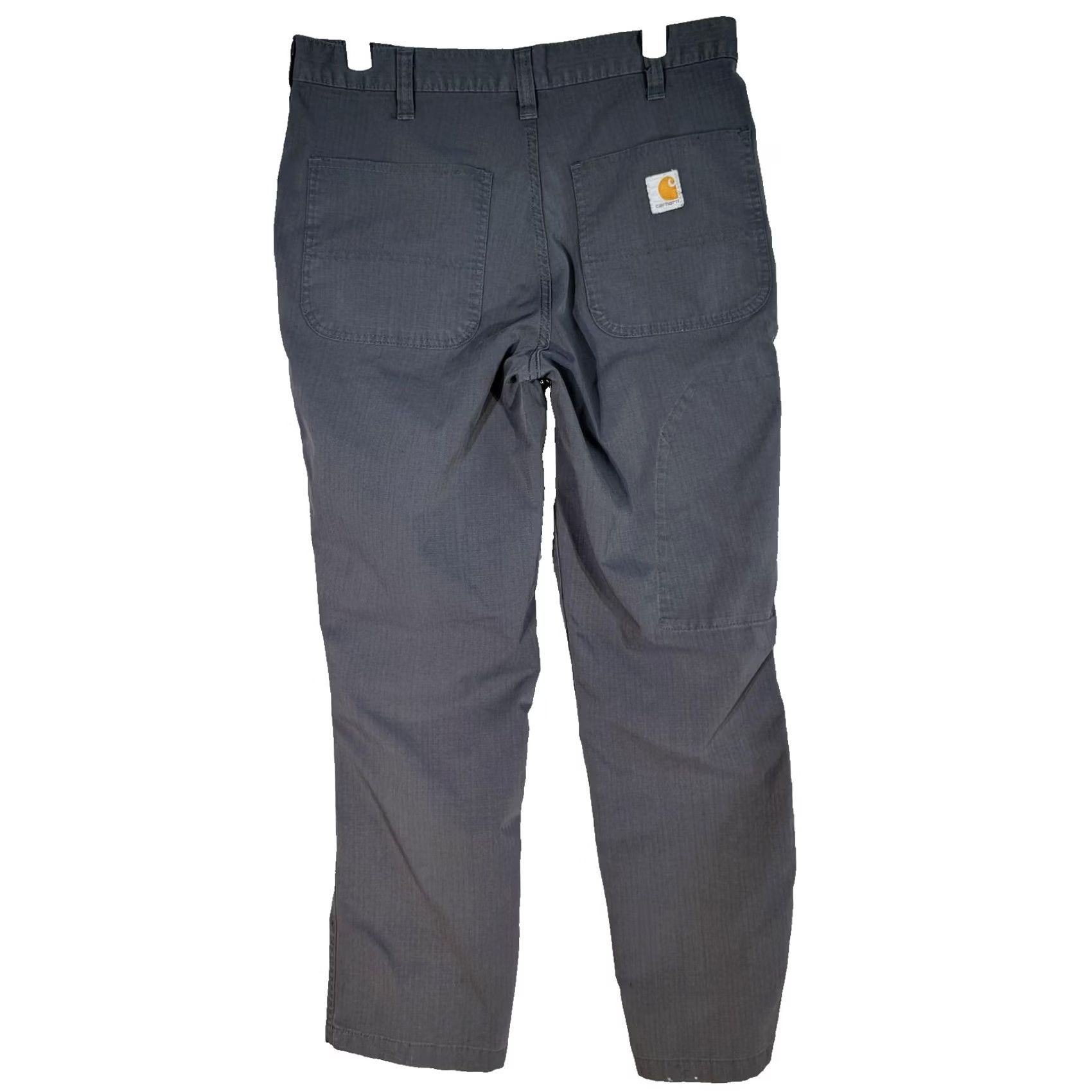 Carhartt Carhartt Mens Pants - 30x29 Gray Ripstop Utility Work Size US 30 / EU 46 - 2 Thumbnail