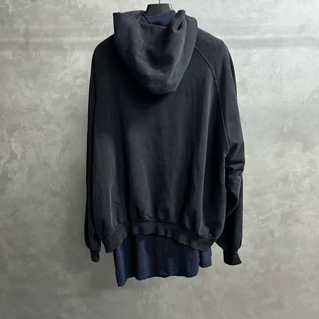 Balenciaga black balenciaga logo hoodie sweatshirt Size US S / EU 44-46 / 1 - 2 Thumbnail