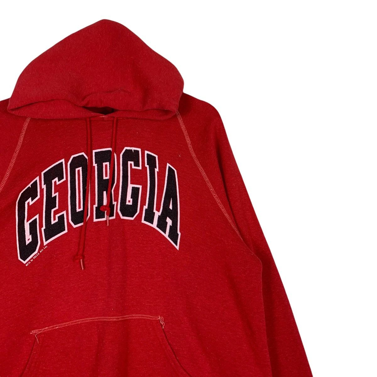 Vintage BASSETT WALKER Georgia Big Logo Pullover Hoodies #1218-C55 Size US L / EU 52-54 / 3 - 5 Thumbnail