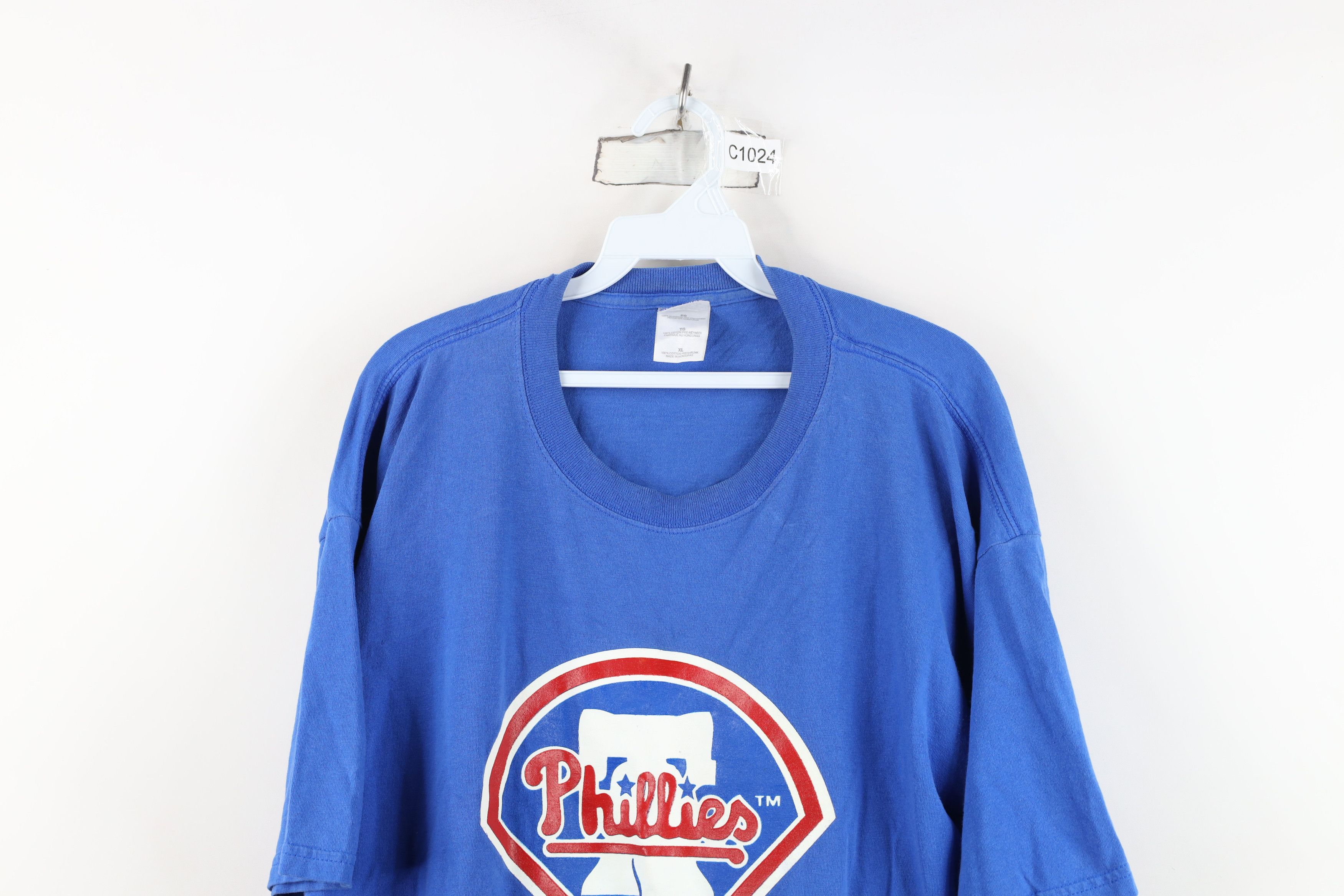 Vintage Vintage 90s Philadelphia Baseball Short Sleeve T-Shirt Size US XL / EU 56 / 4 - 2 Thumbnail