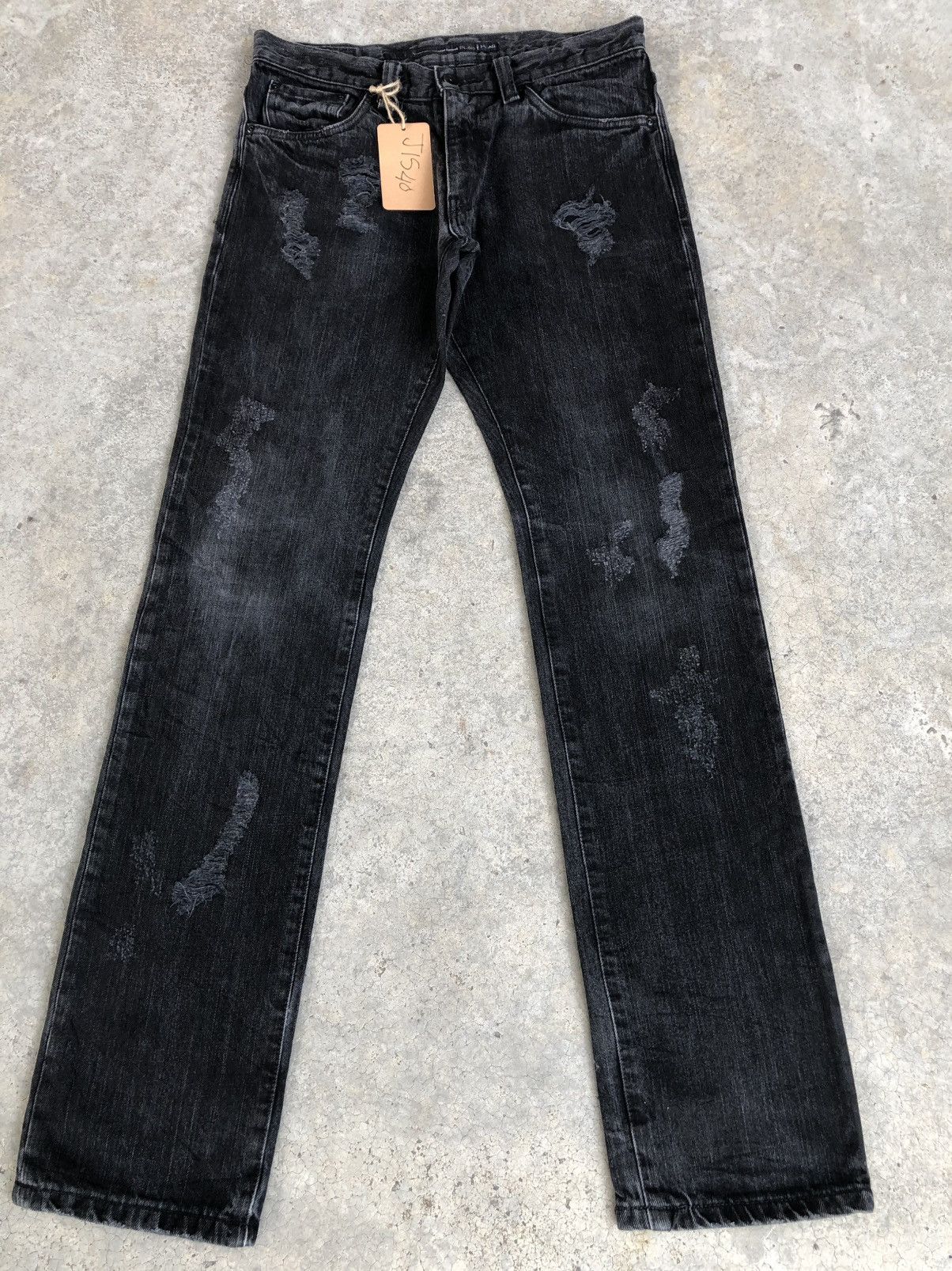 Issey Miyake Tete Homme Plag Distressed Jeans broken Size US 30 / EU 46 - 3 Thumbnail