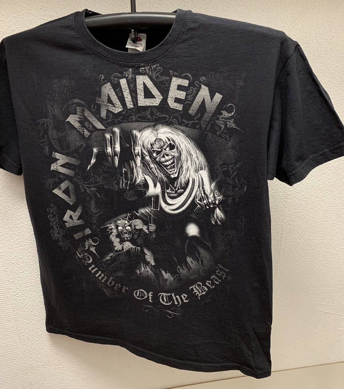 Iron Maiden Iron Maiden number of the beast band rock t-shirt L single Size US L / EU 52-54 / 3 - 3 Thumbnail