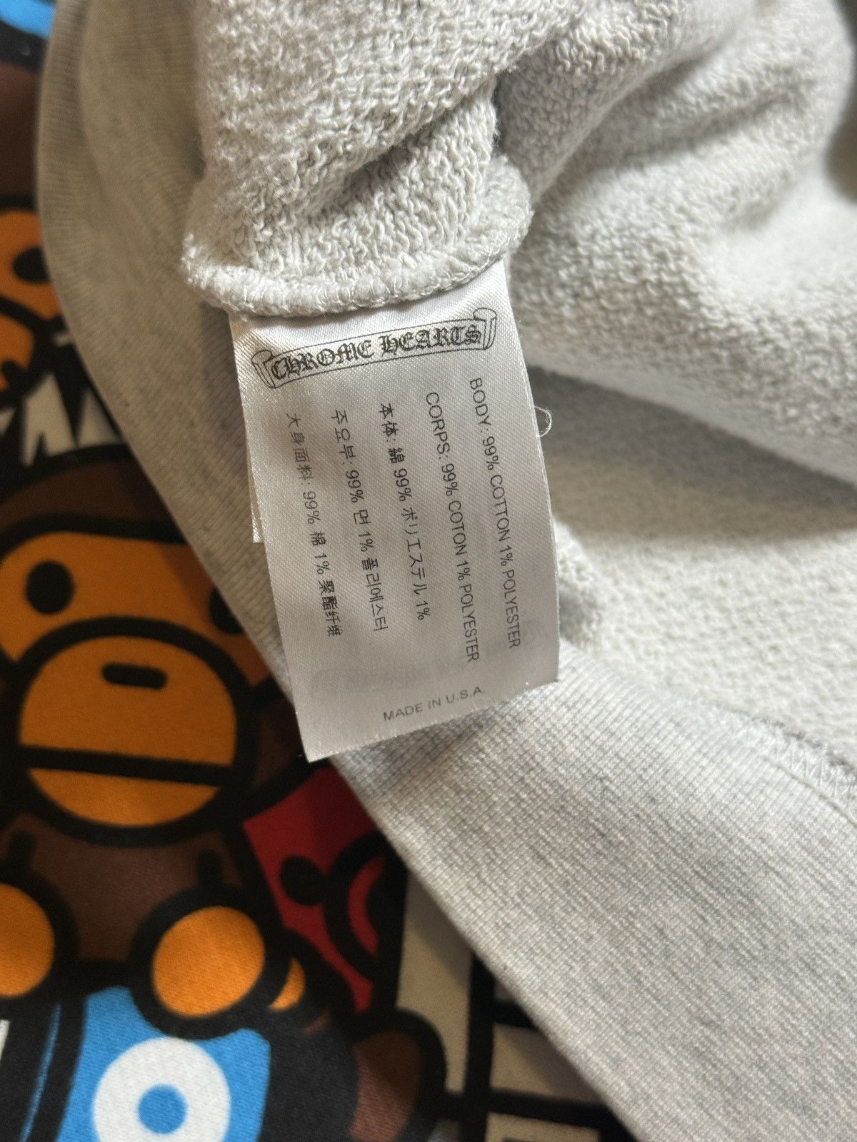 Chrome Hearts Chrome Hearts Grey Matty Boy Multi Logo Pullover Hoodie Size US L / EU 52-54 / 3 - 9 Thumbnail
