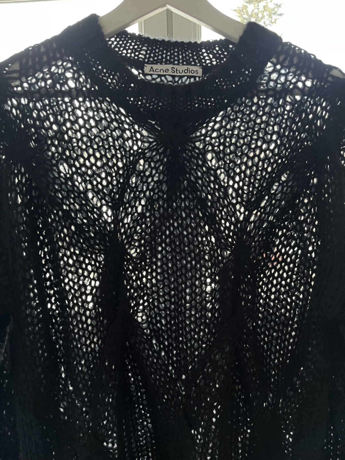 Acne Studios Acne Studios Spiderweb Mohair Wool Cable Knit Sweater Unisex Size US M / EU 48-50 / 2 - 8 Thumbnail