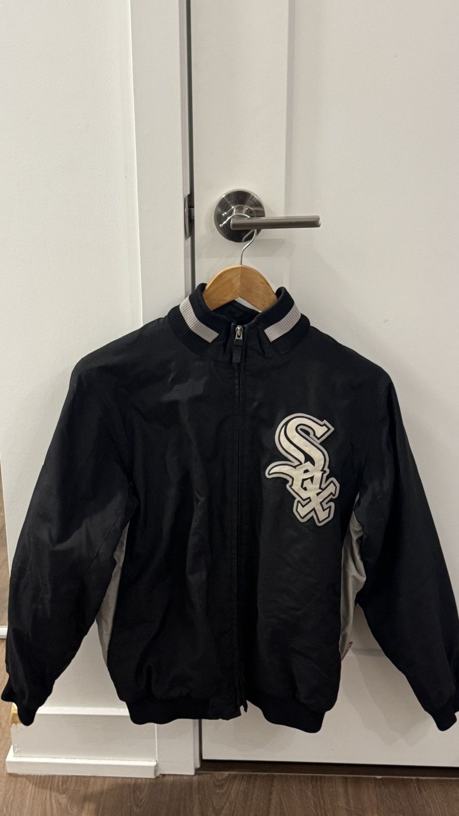 Majestic Vintage white Sox jacket Size US L / EU 52-54 / 3 - 1 Thumbnail