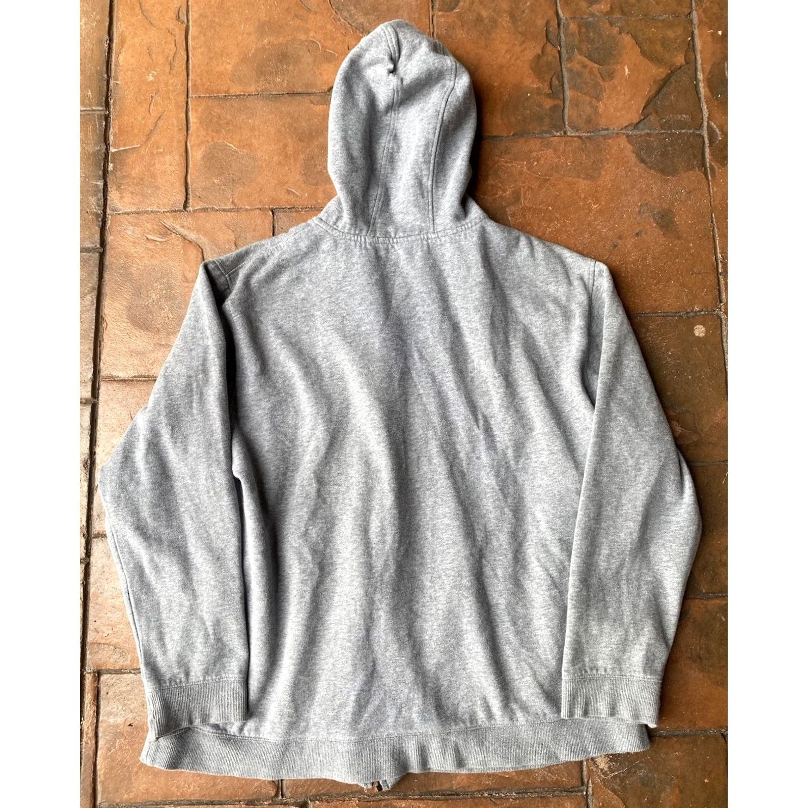 Oakley VINTAGE Oakley Hoodie XL Gray Full Zip Grunge Logo Mens Sweatshirt Size US XL / EU 56 / 4 - 3 Thumbnail
