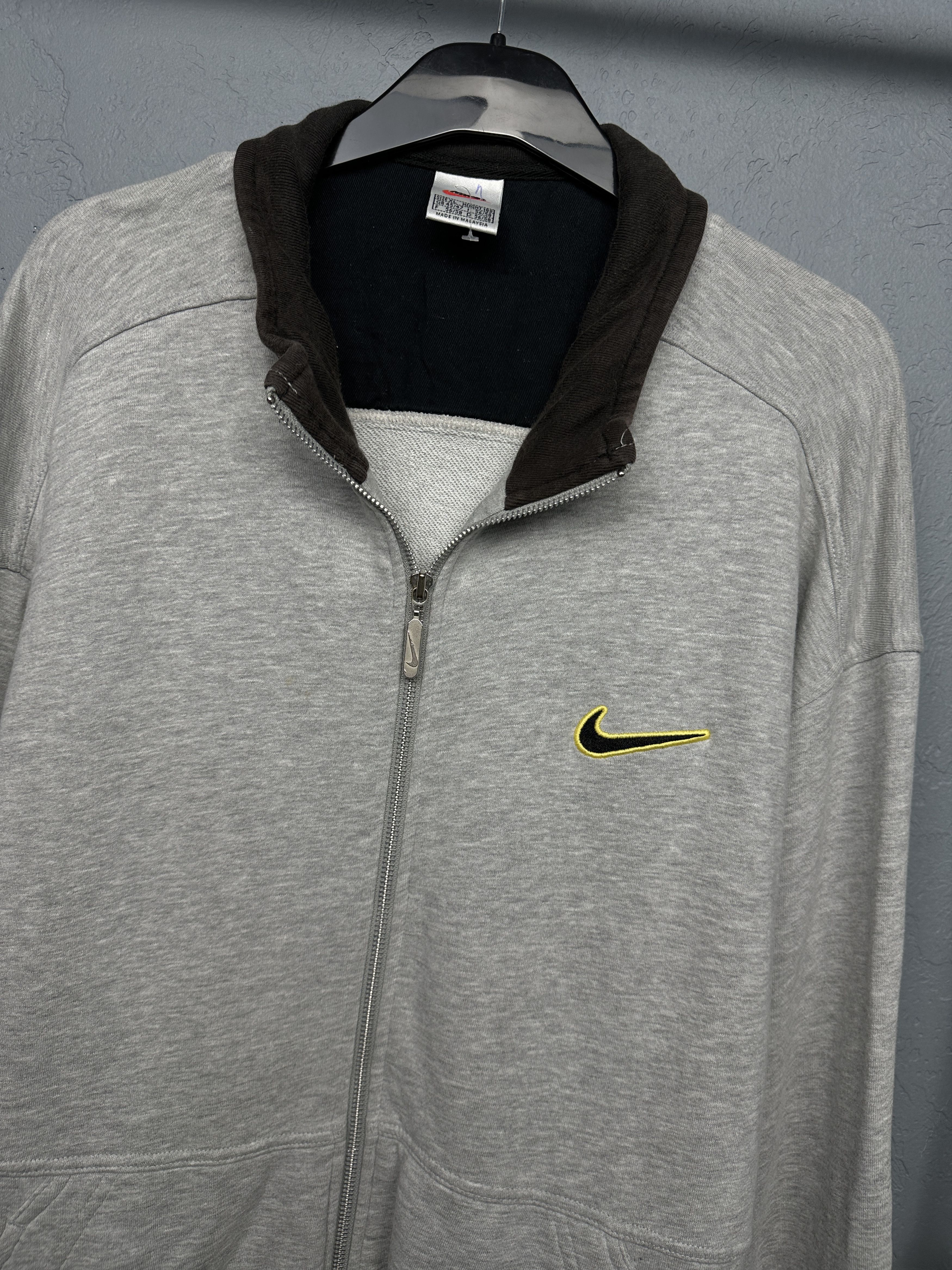 Nike Nike 90s Vintage Mens Full Zip Hoodie Sweatshirt Size US XL / EU 56 / 4 - 5 Thumbnail