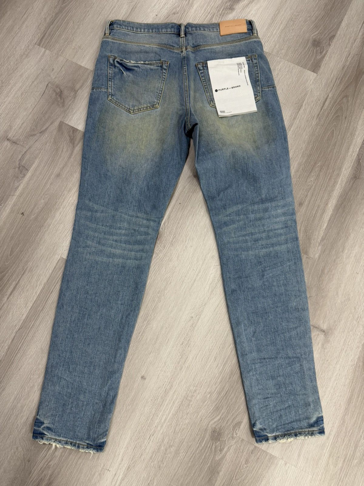 Purple Brand Purple Brand Mural Blue Jean – Light Indigo Size US 32 / EU 48 - 5 Thumbnail