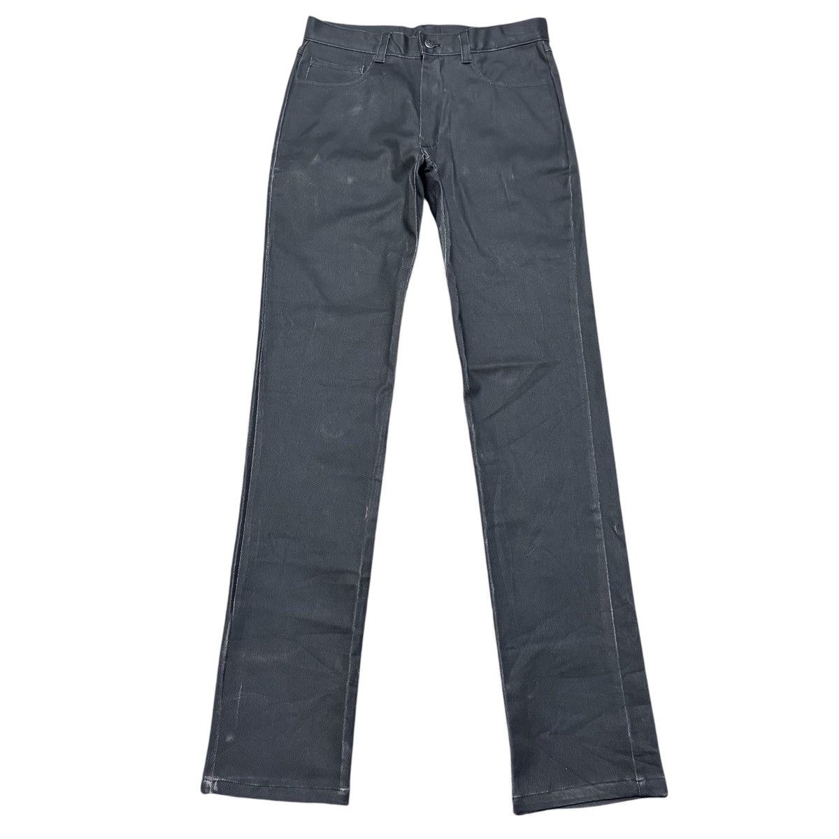 Japanese Brand Hundredclub Japan Denim Black Waxed Jeans Size US 30 / EU 46 - 2 Thumbnail