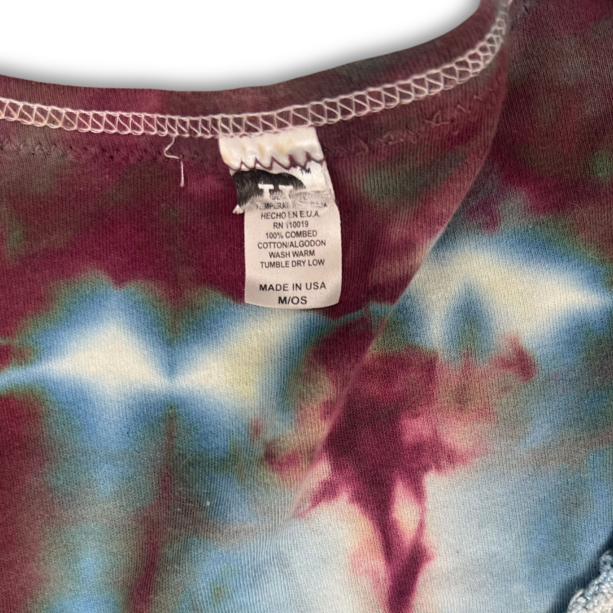 Other Tie-Dye Long-Sleeve V-Neck Top Size M / US 6-8 / IT 42-44 - 3 Thumbnail