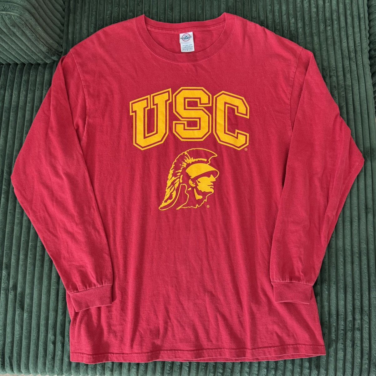 Delta USC Trojans Long Sleeve Mens Size Large Y2K University Size US L / EU 52-54 / 3 - 1 Thumbnail