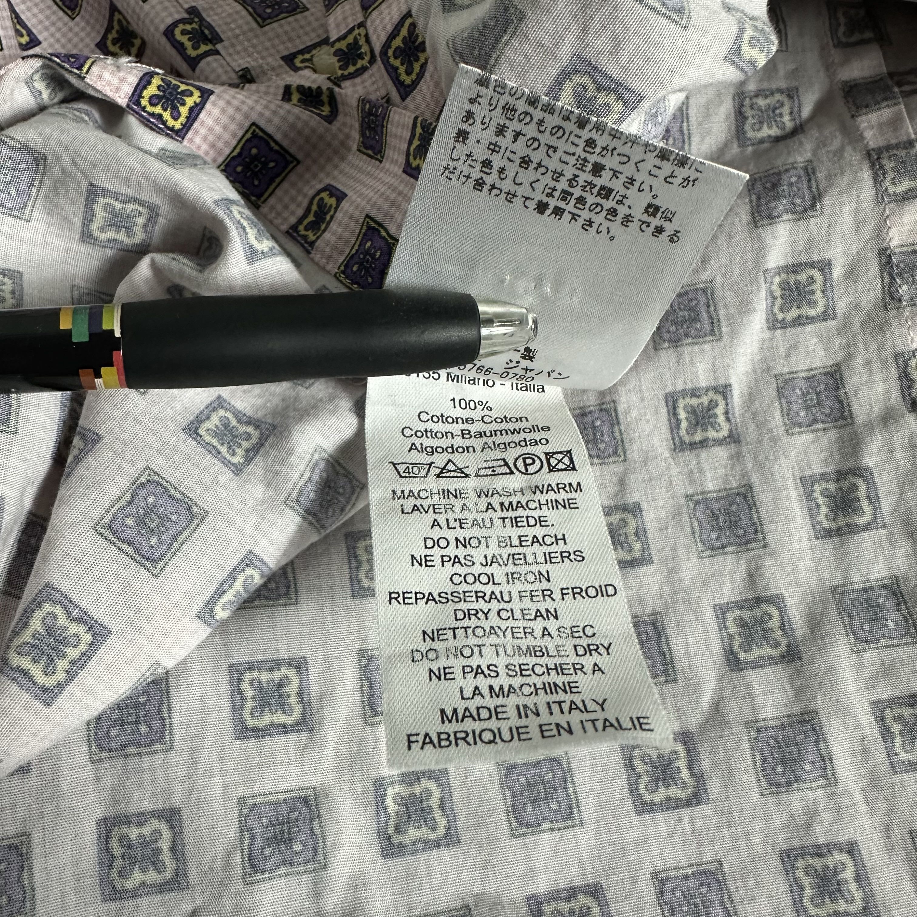 Etro 🔥RARE🔥Vintage Etro OVP Button Up Shirt Made in Italy Size US XXS / EU 40 - 8 Thumbnail