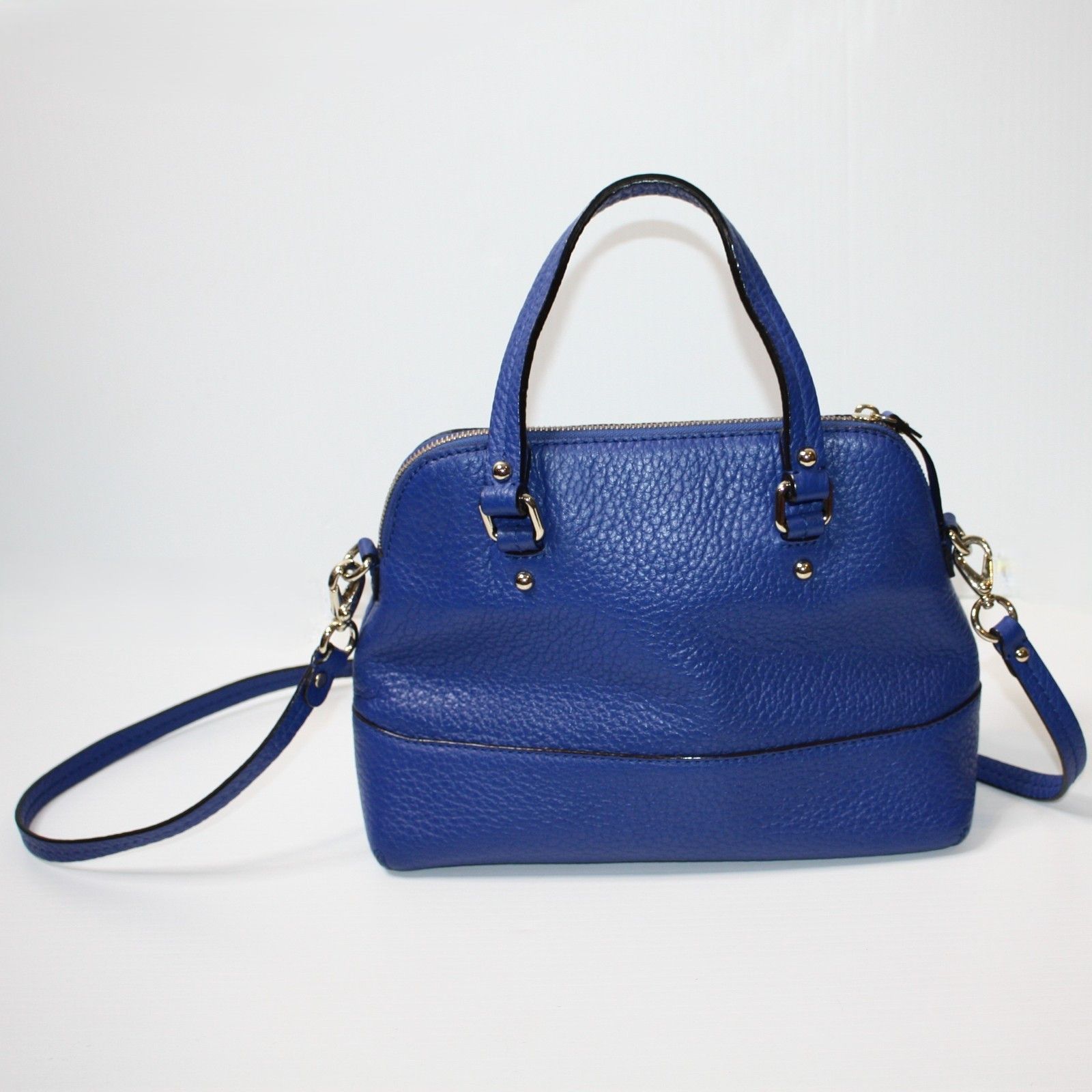 Kate Spade Grove Court Maise Purse Small Leather Bag in Yves Blue Color Size ONE SIZE - 8 Thumbnail