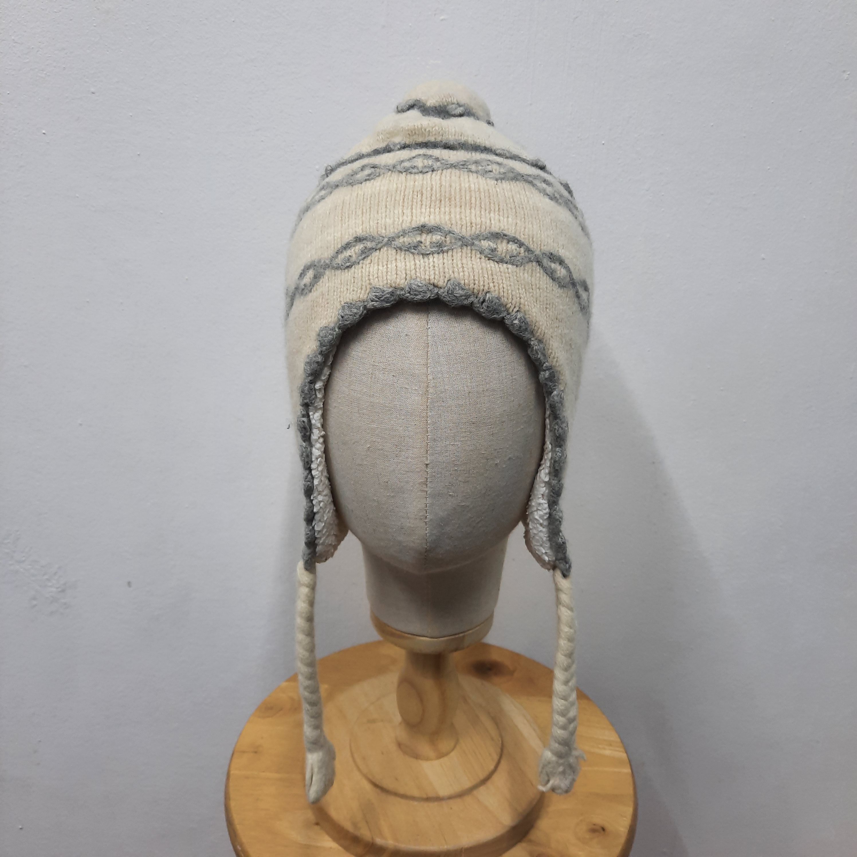 J.Crew 🏔 J crew stripes earflap beanie hat Size ONE SIZE - 2 Thumbnail