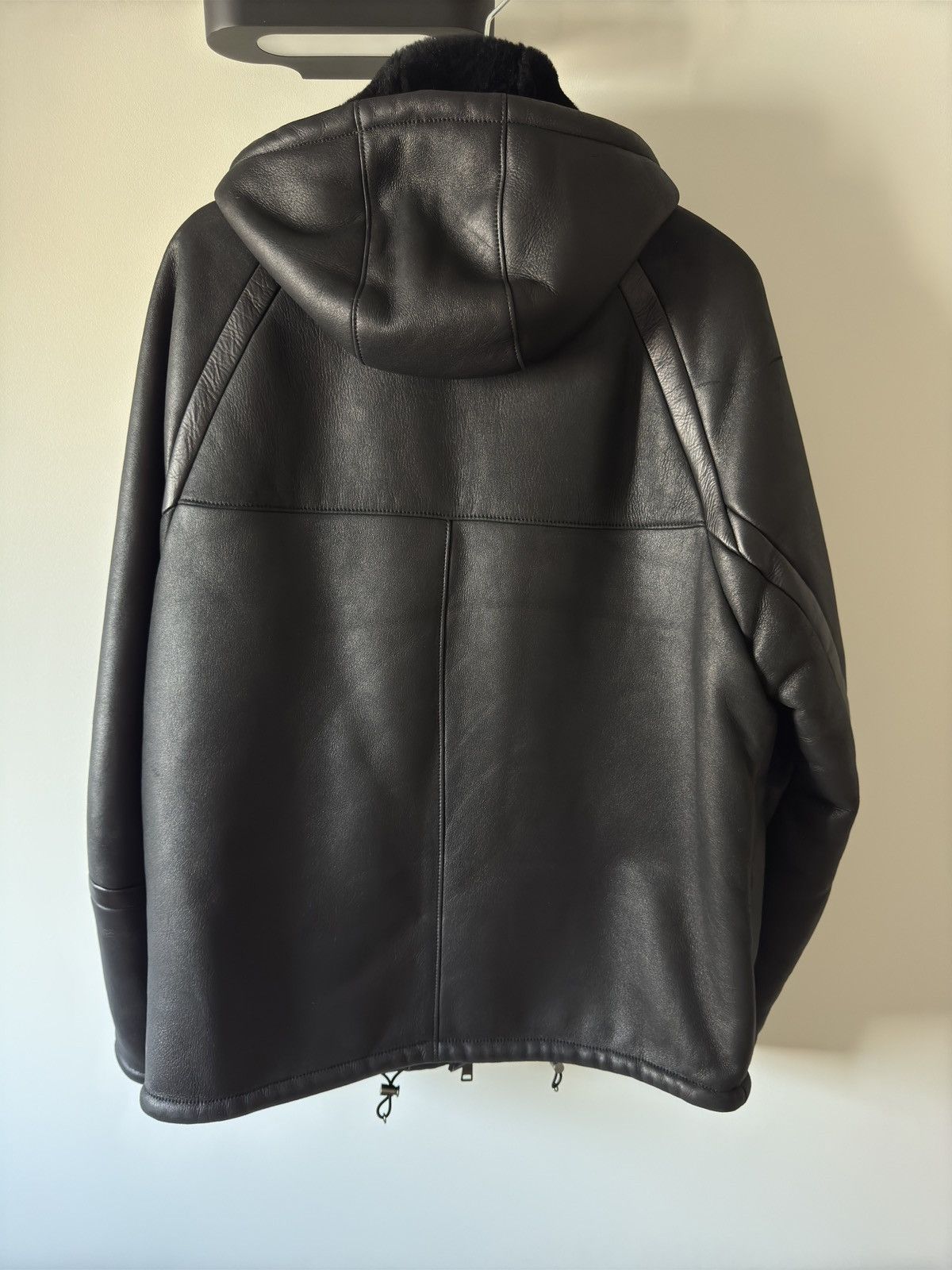 Prada Prada Shearling Hooded Leather Jacket Size US M / EU 48-50 / 2 - 2 Thumbnail