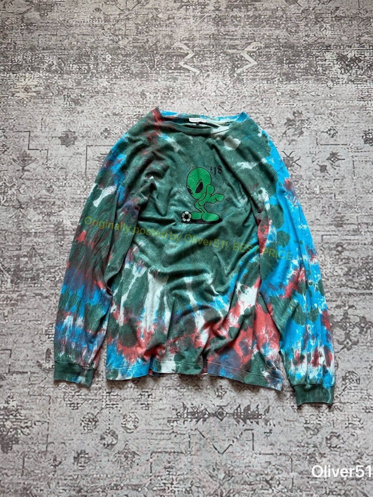 Gosha Rubchinskiy Gosha Rubchinskiy Tie Dye Alien '18 Oversized