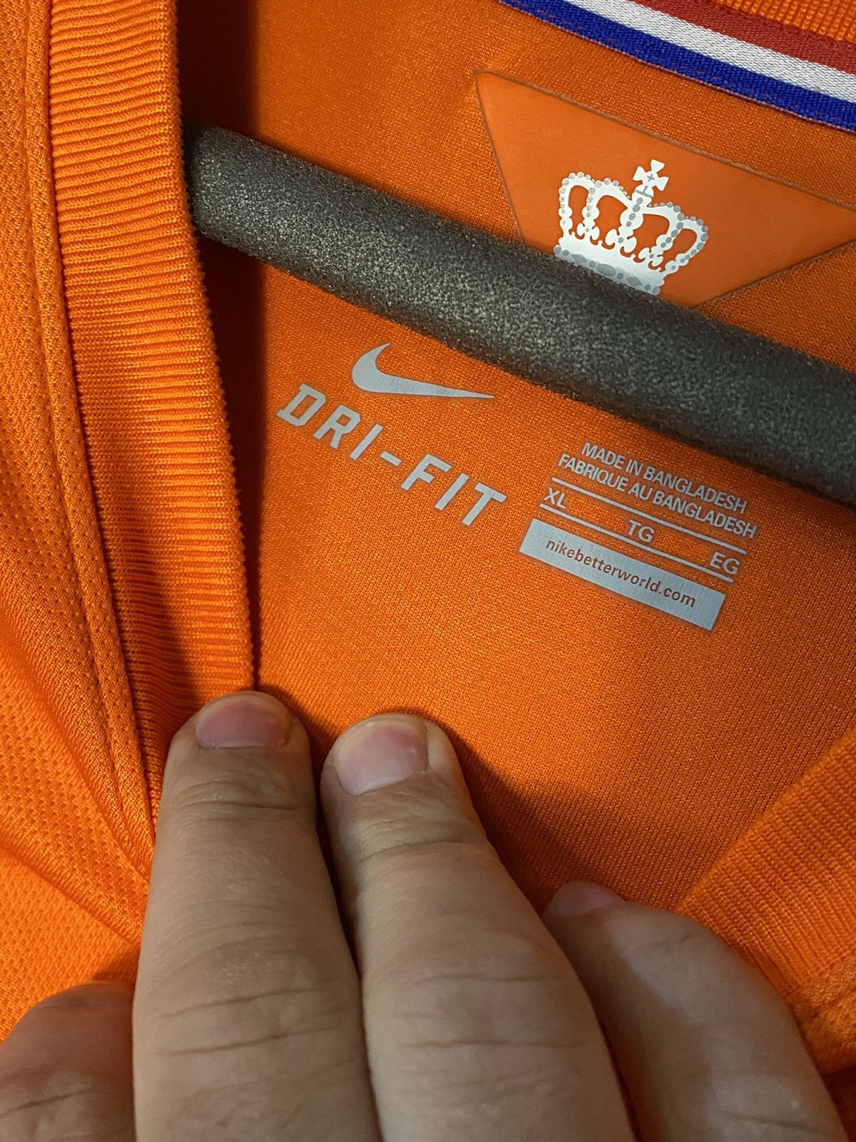 Nike Vintage Netherlands Nike Soccer Jersey Size US XL / EU 56 / 4 - 2 Thumbnail