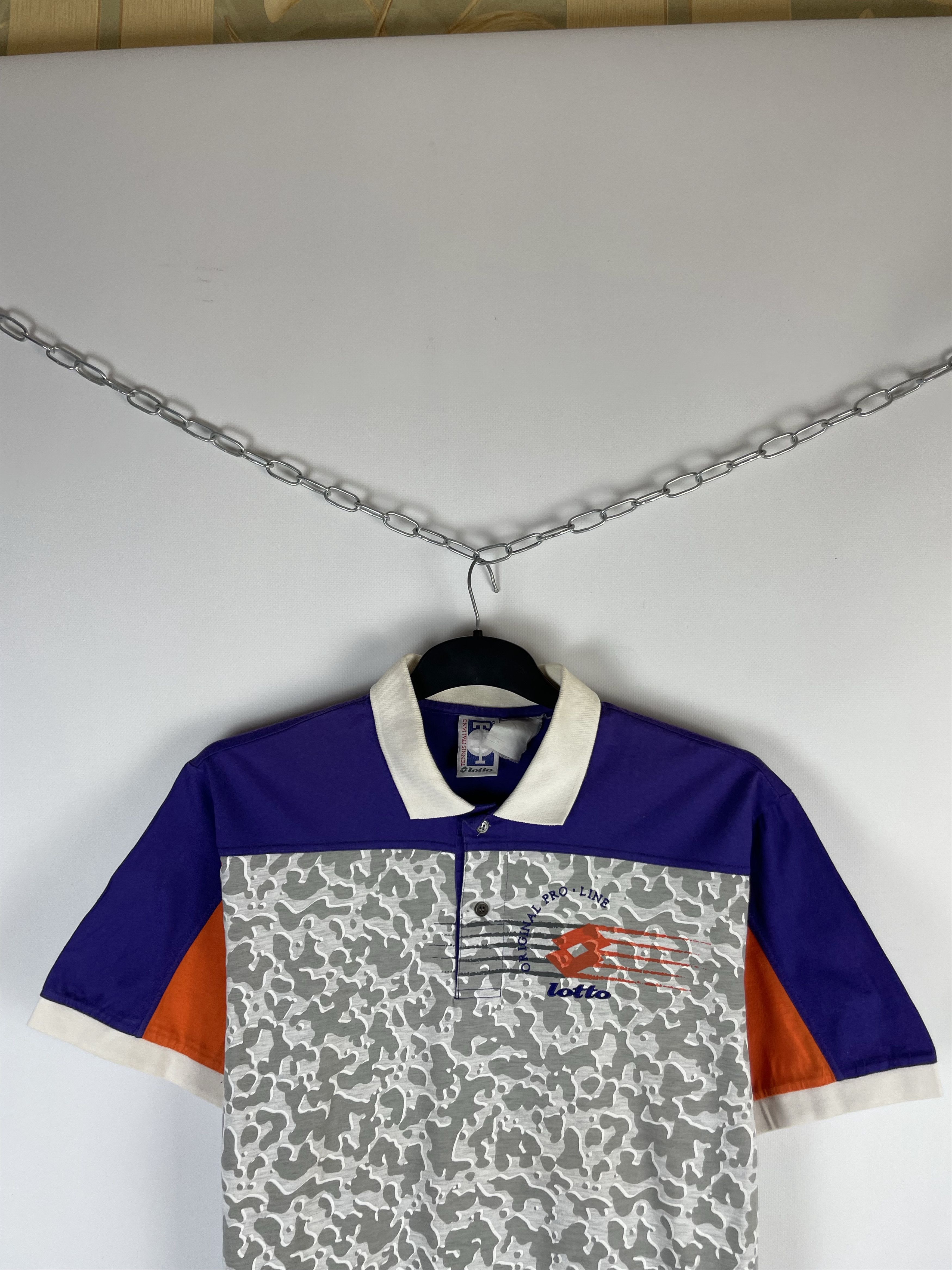 Lotto Sport Vintage LOTTO TENNIS ITALIANO Artwork Polo Tee Shirt Top Size US L / EU 52-54 / 3 - 3 Thumbnail