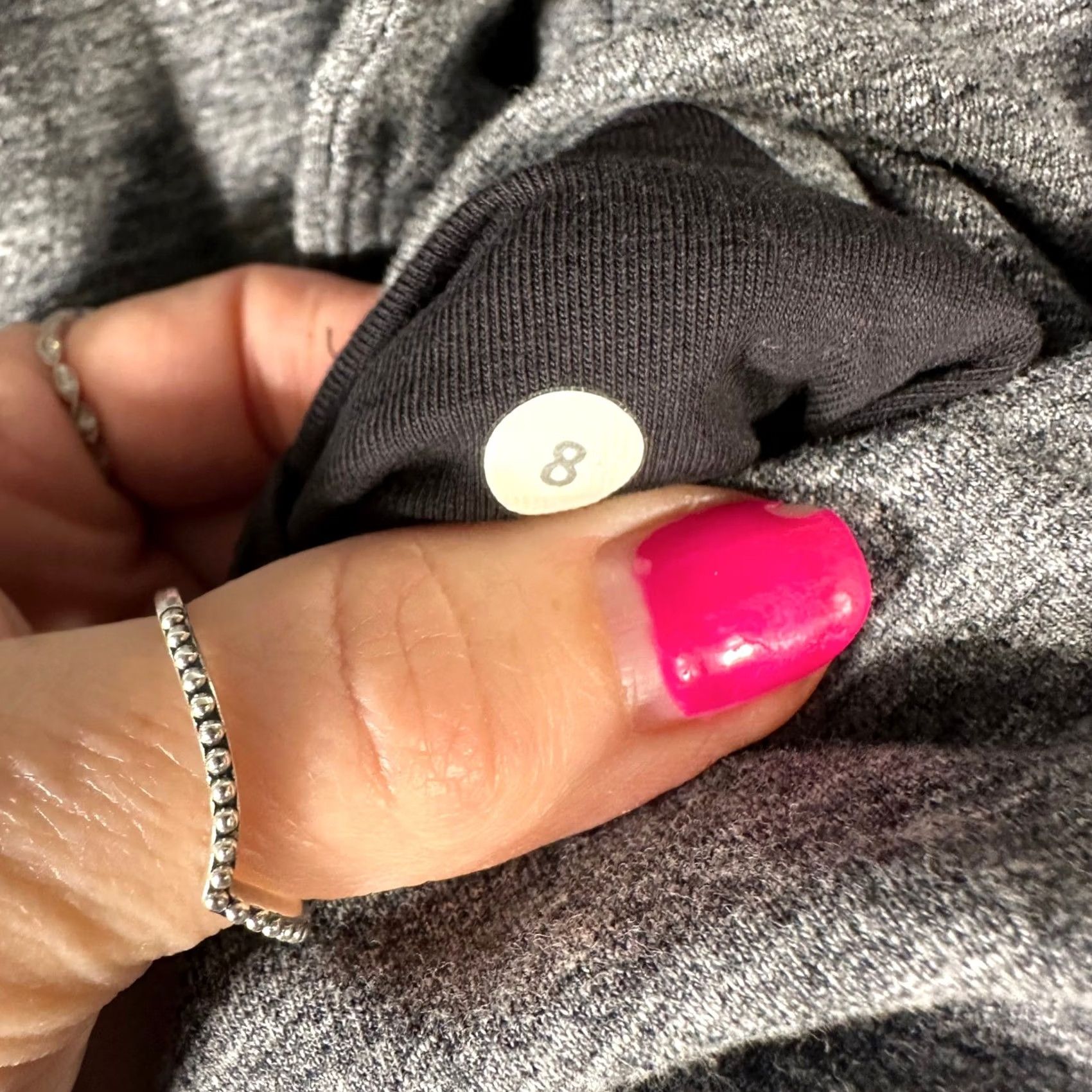 Lululemon VINTAGE Lululemon Thats a Wrap Cardigan Grey Heathered Asymmetrical Snap Long Sleeve Size 8 Womens Sweater Size M / US 6-8 / IT 42-44 - 6 Thumbnail
