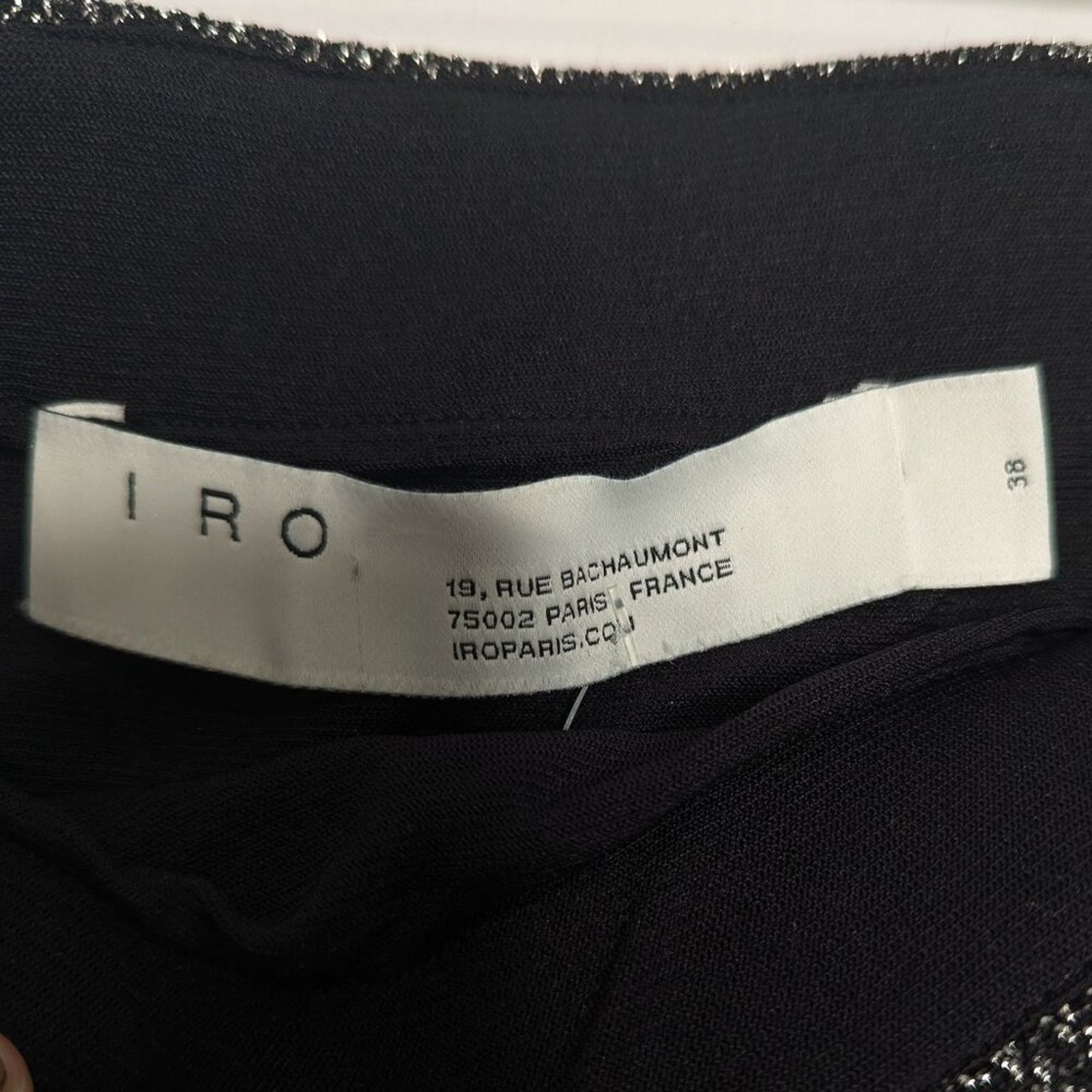 Iro IRO Silver Metallic Stretch Lisko Ruffle Front Mini Skirt Size 30" / US 8 / IT 44 - 4 Thumbnail