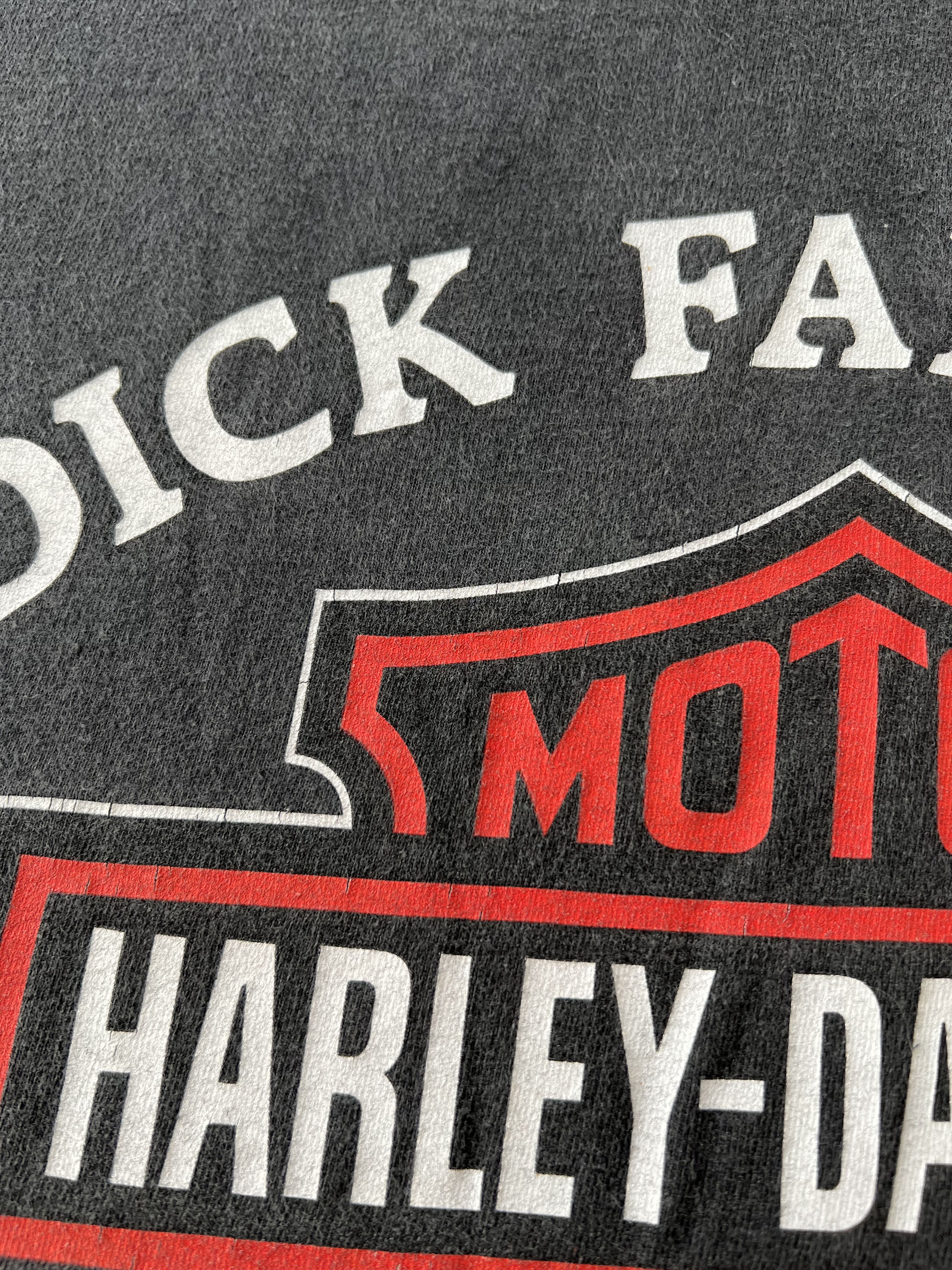 Harley Davidson Vintage 90s Harley Davidson 1958 Panhead Florida Black Tee Size US XL / EU 56 / 4 - 21 Thumbnail