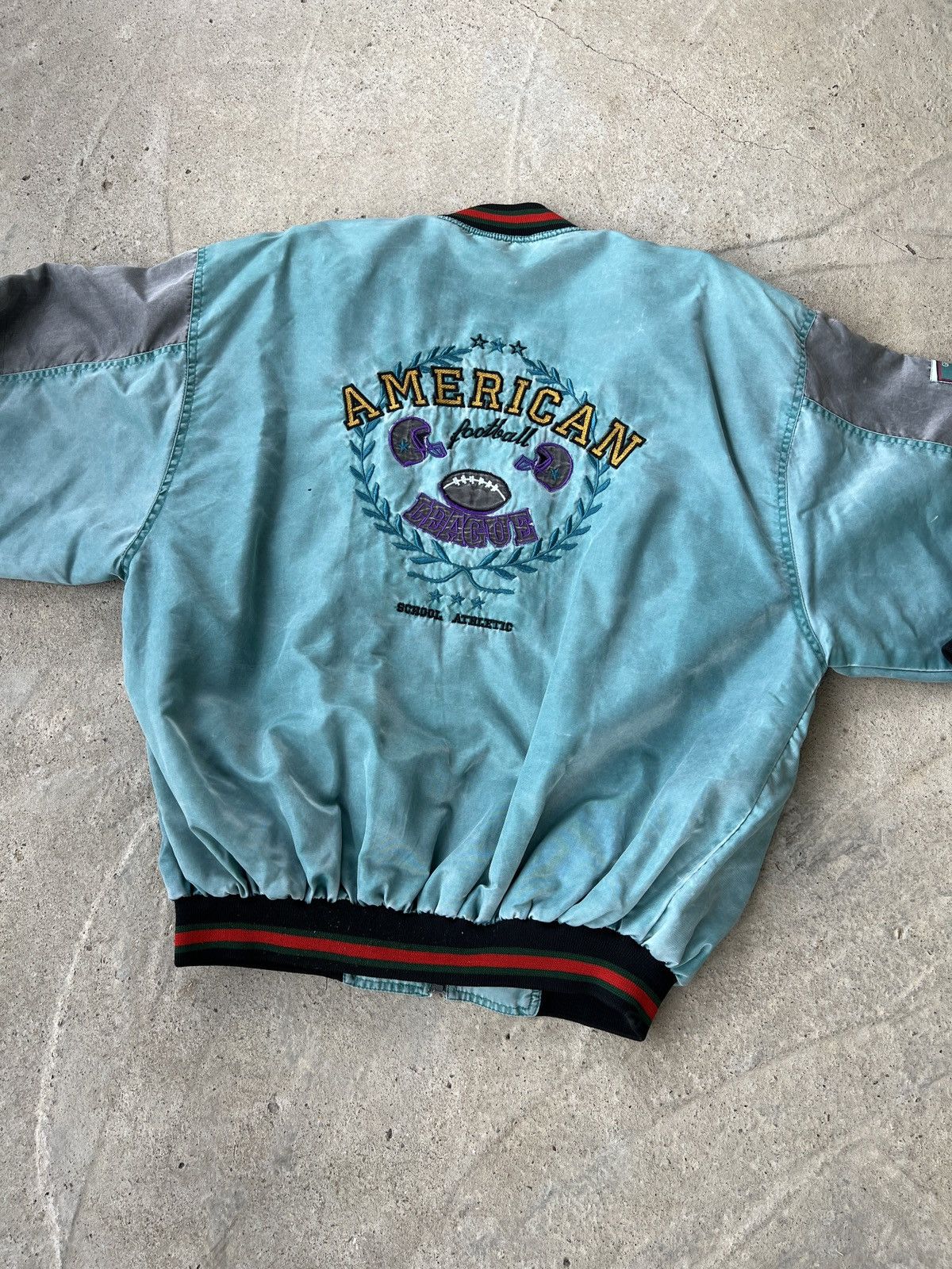 Vintage Vintage Take Five American Football League Bomber Size US XL / EU 56 / 4 - 1 Thumbnail
