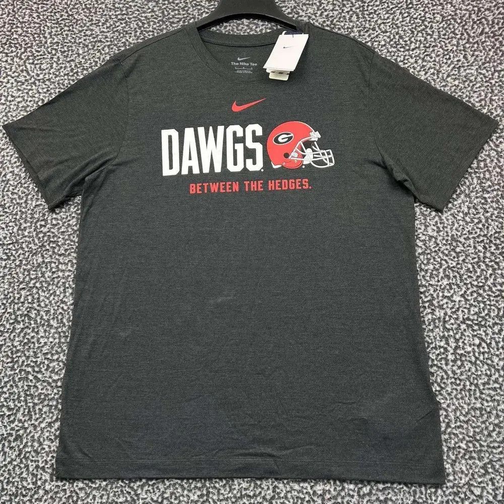 Nike Nike Shirt Men Black Georgia Bulldogs NCAA Crew Neck New L Size US L / EU 52-54 / 3 - 1 Thumbnail