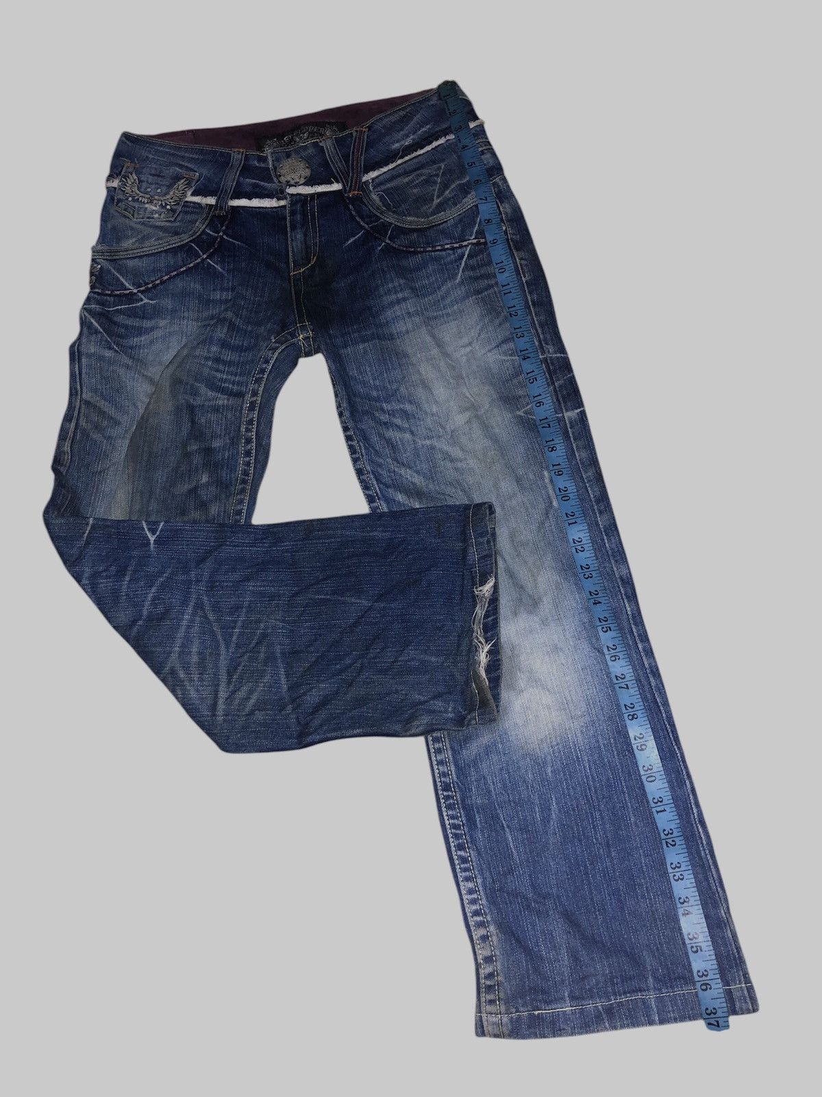 Blue Blue Japan × Designer × Japanese Brand Vintage Red Pepper Gold Label R.P 262, L.B.D Size US 30 / EU 46 - 2 Thumbnail
