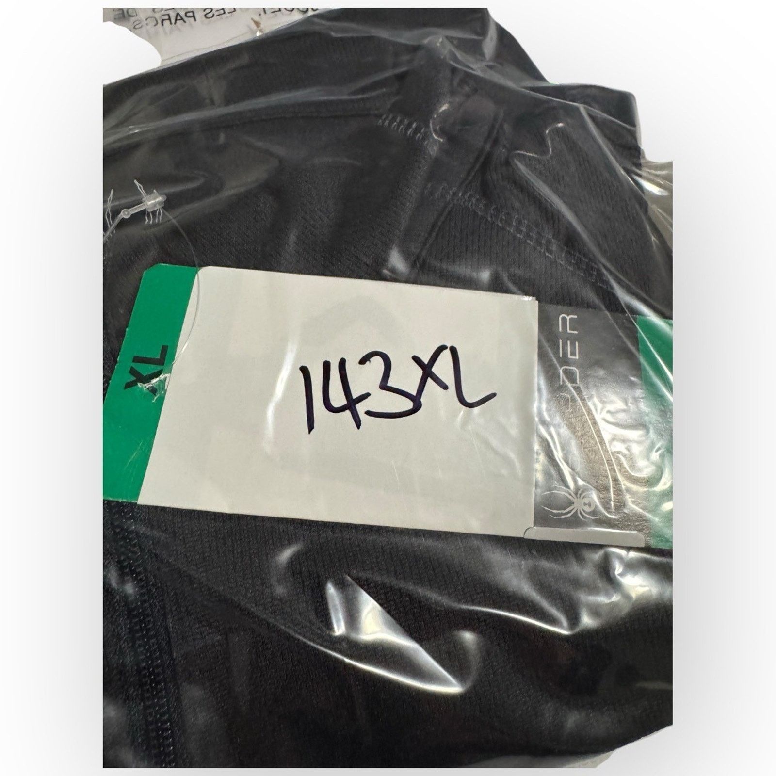 Spyder Spyder Mens 1/2 Zip Pullover Black, Size XL NWT - 143XL Size US XL / EU 56 / 4 - 16 Thumbnail