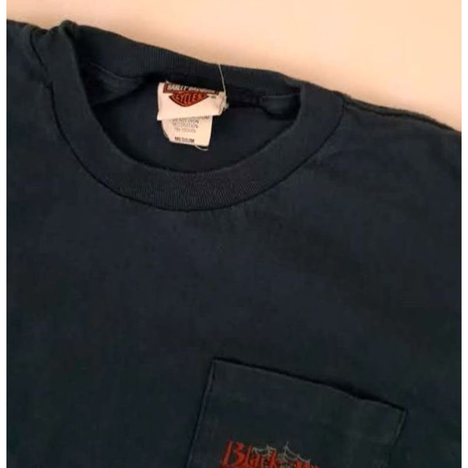 Harley Davidson Harley-Davidson T-Shirt USA Port Charlotte Florida 2009 Blue M Short Sleeve Unisex Adults Womens/Mens? Size US M / EU 48-50 / 2 - 4 Thumbnail