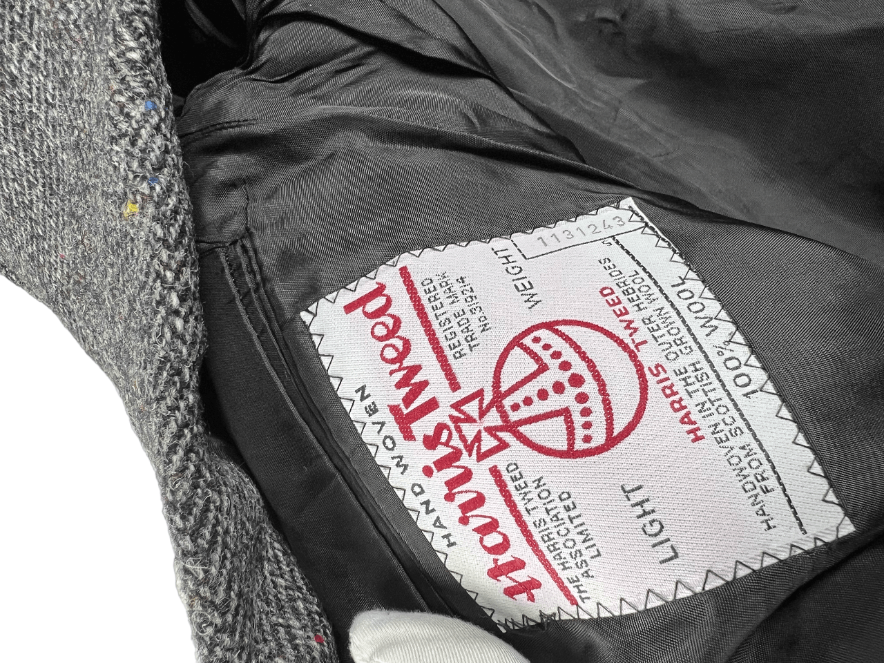 Harris Tweed × Vintage Vintage Harris Tweed Wool Blazer M Size 48R - 6 Thumbnail