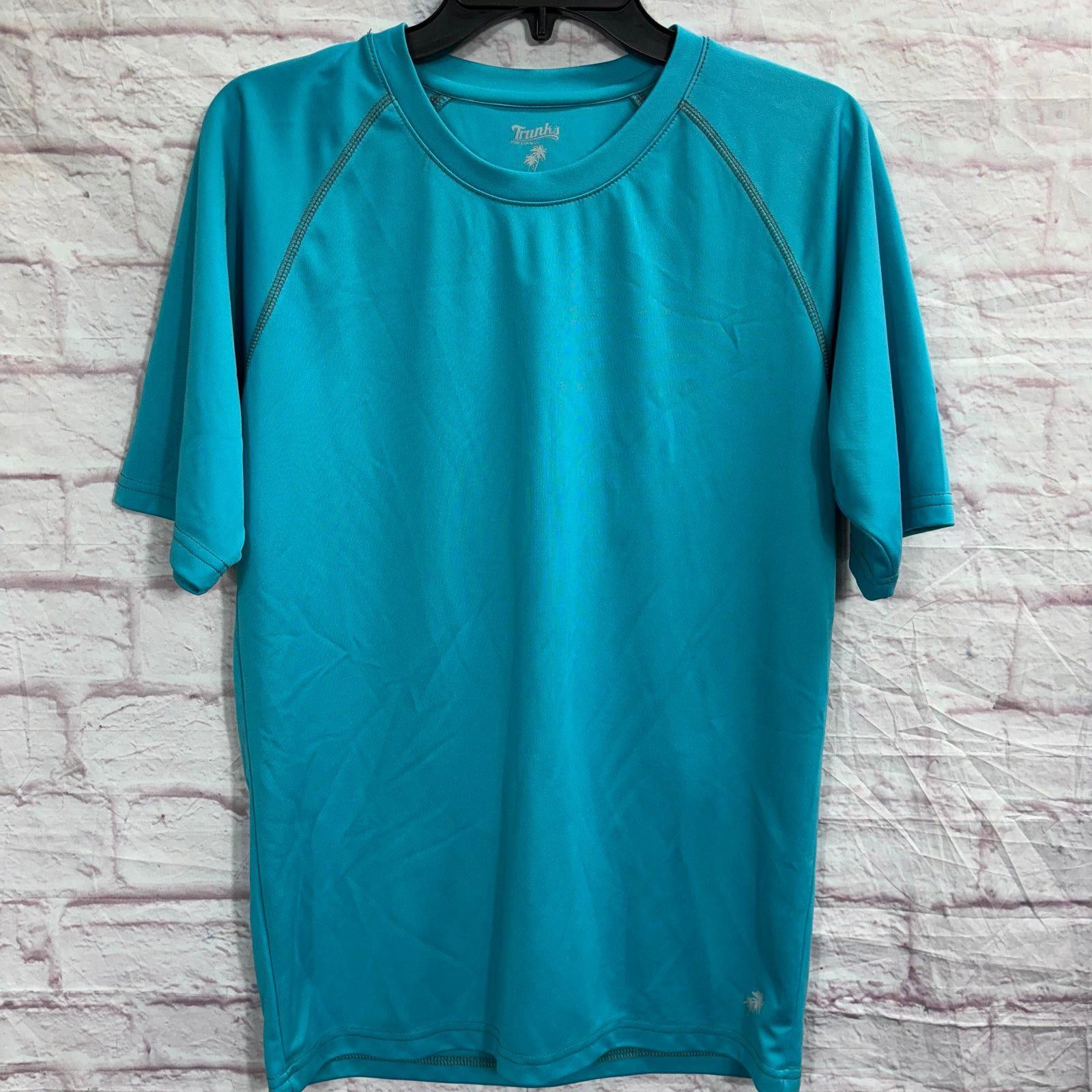 Other Trunk's Surf & Swim Co Blue Polyester T-Shirt Mens Small Size US S / EU 44-46 / 1 - 1 Thumbnail