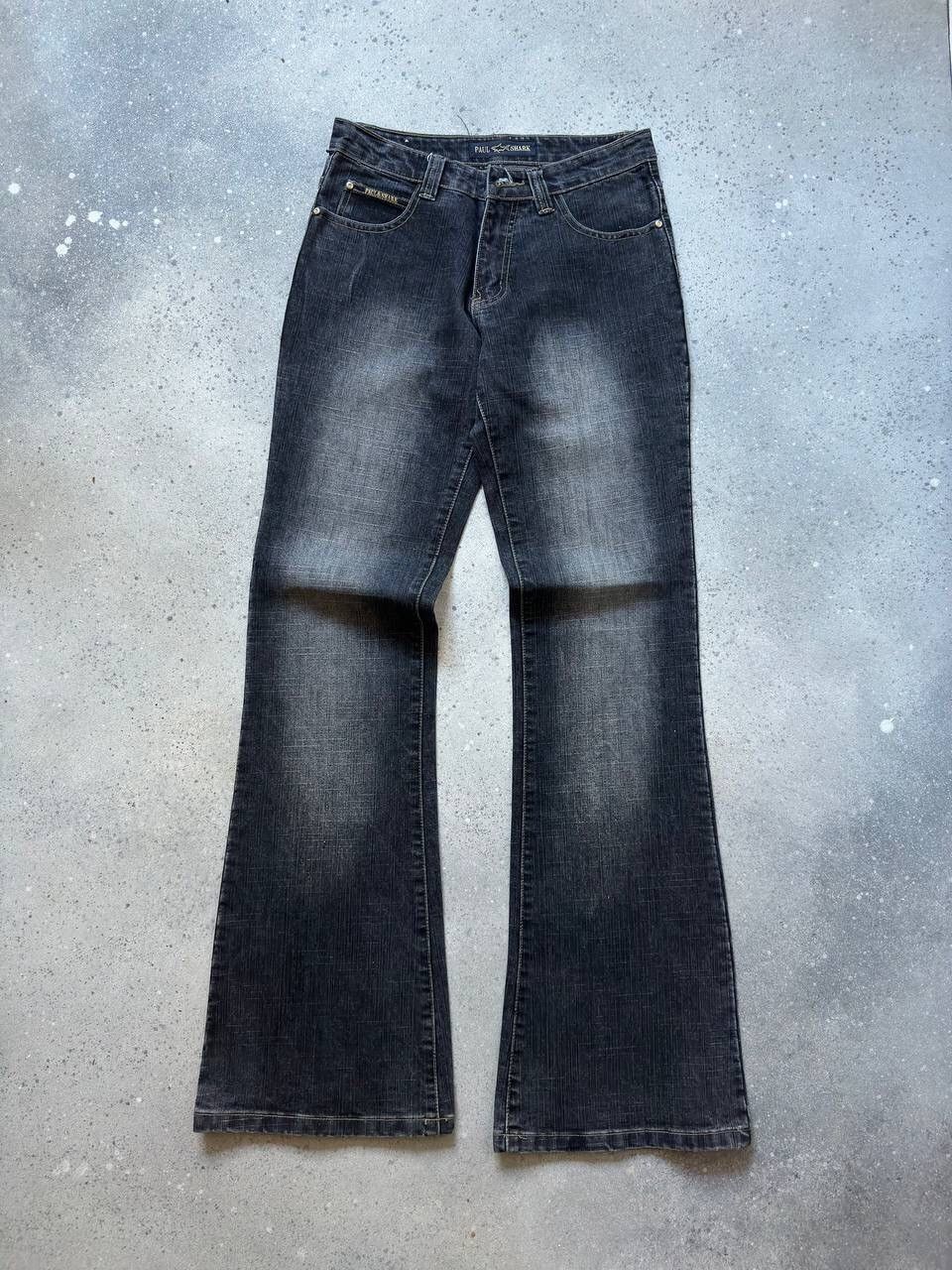 Hysteric Glamour × Japanese Brand Paul & Shark Vintage Dark Washed Flared Jeans (Cobain Style) Size US 28 / EU 44 - 3 Thumbnail