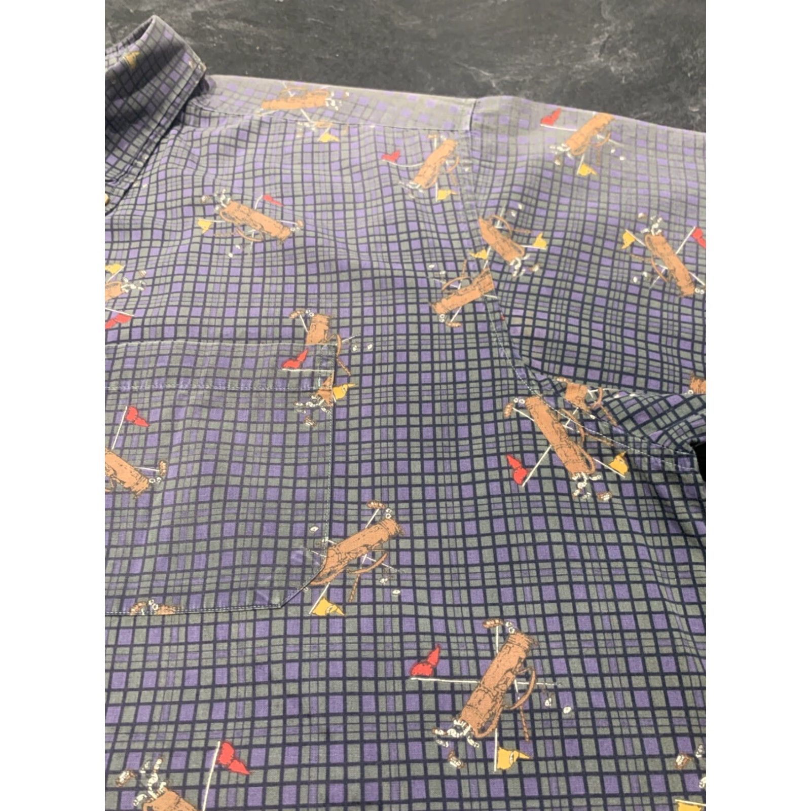 Brooks Brothers BROOKS BROTHERS 1818 Multicolor Button-Up Golf Shirt Short Sleeve XL Mens Size US XL / EU 56 / 4 - 3 Thumbnail