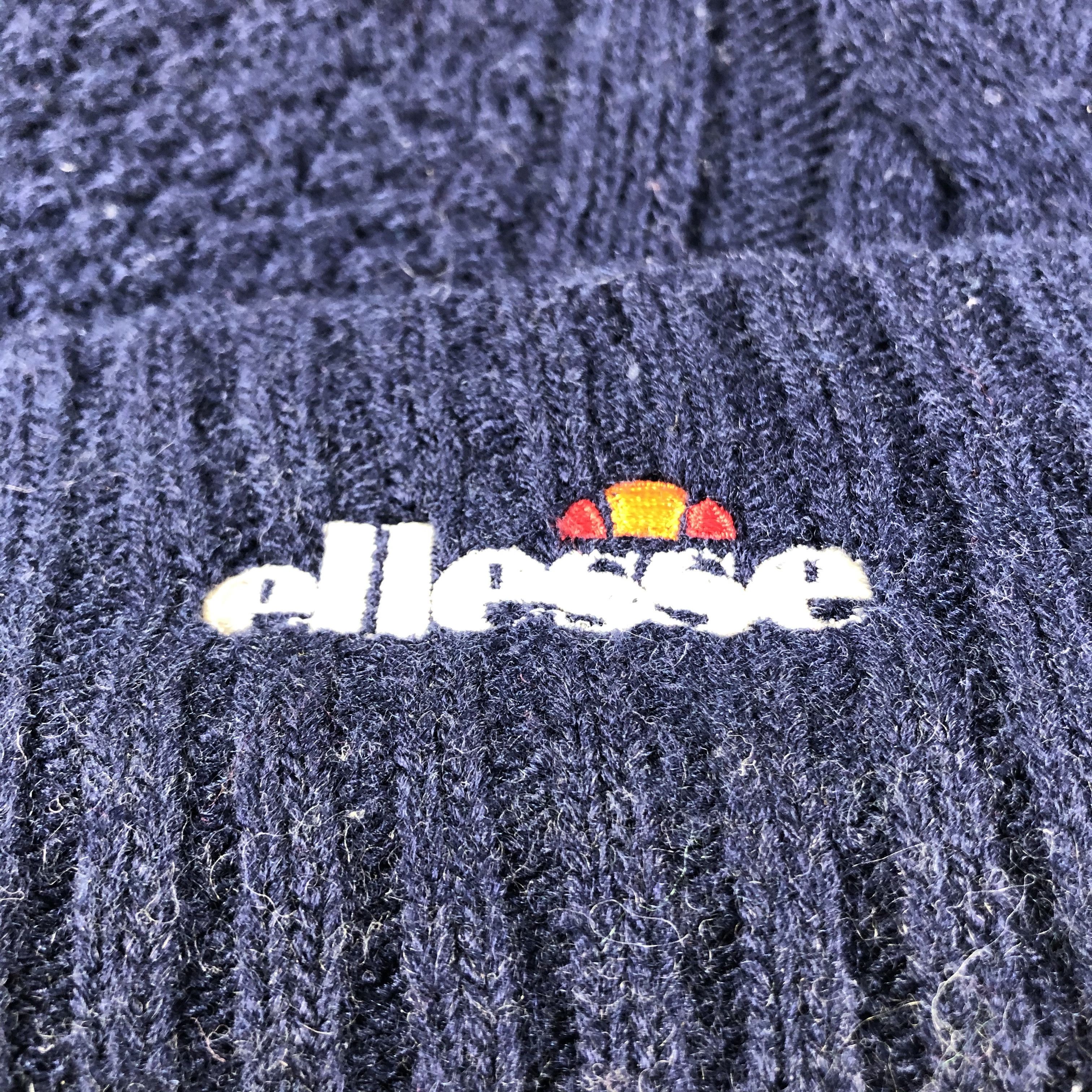 Ellesse Ellesse Cable Knit Slouchy Beanie Snowcap Snow Hat B616 Size ONE SIZE - 4 Thumbnail