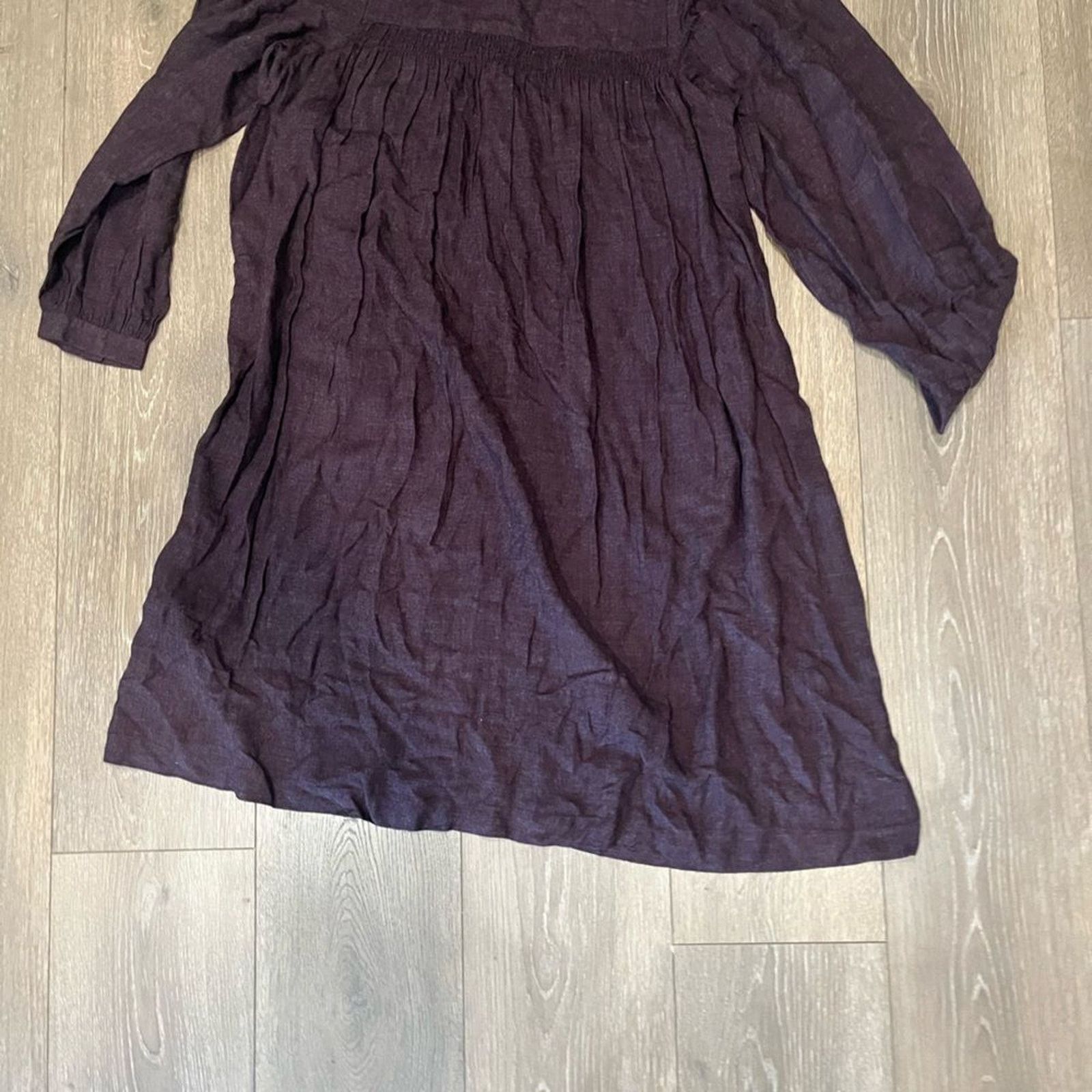 J. Jill J. Jill Plum Woven Knee Length Dress - Size S Size S / US 4 / IT 40 - 8 Thumbnail